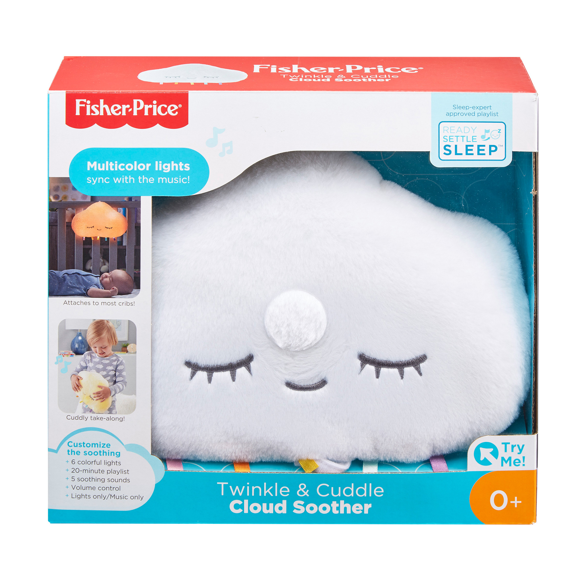 Музичний нічник-хмаринка Fisher-Price Солодкі сни, від народження (GJD44)