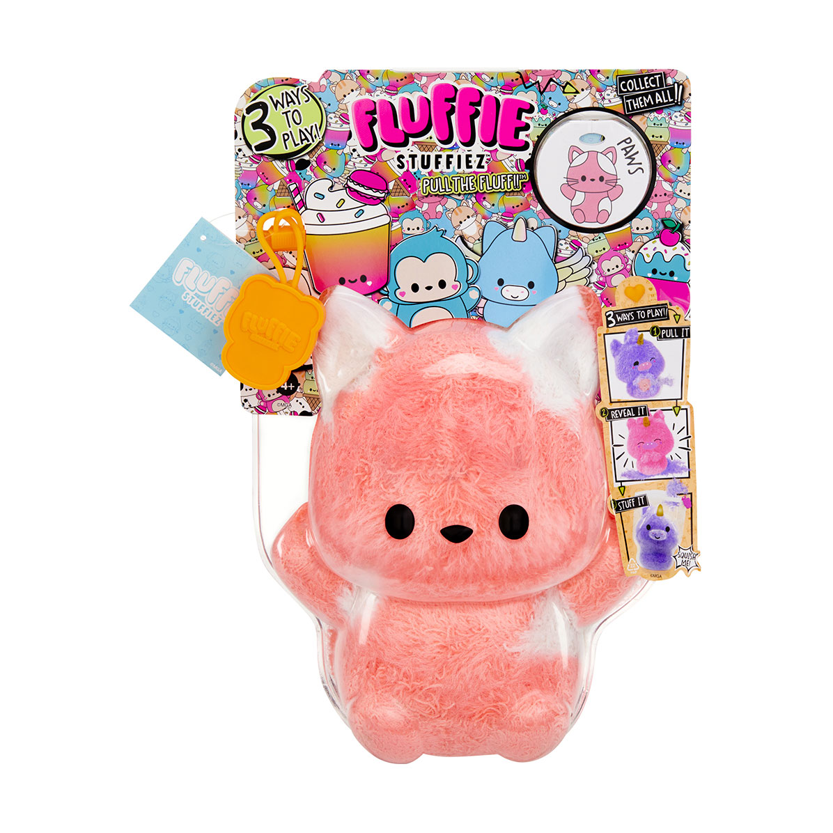 М'яка іграшка-антистрес Fluffie Stuffiez серії Small Plush Котик, 20 см, від 4 років (511595)