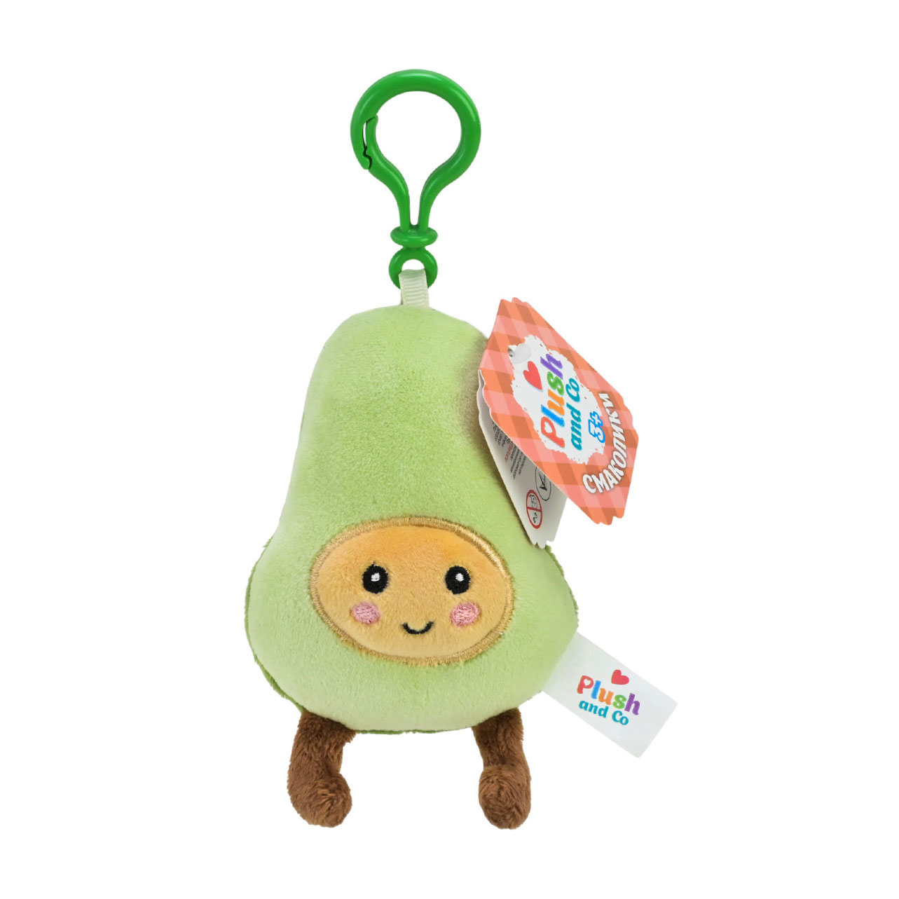 М'яка іграшка-брелок Plush and Co Авокадо, 10 см, від 3 років (PLC25081)