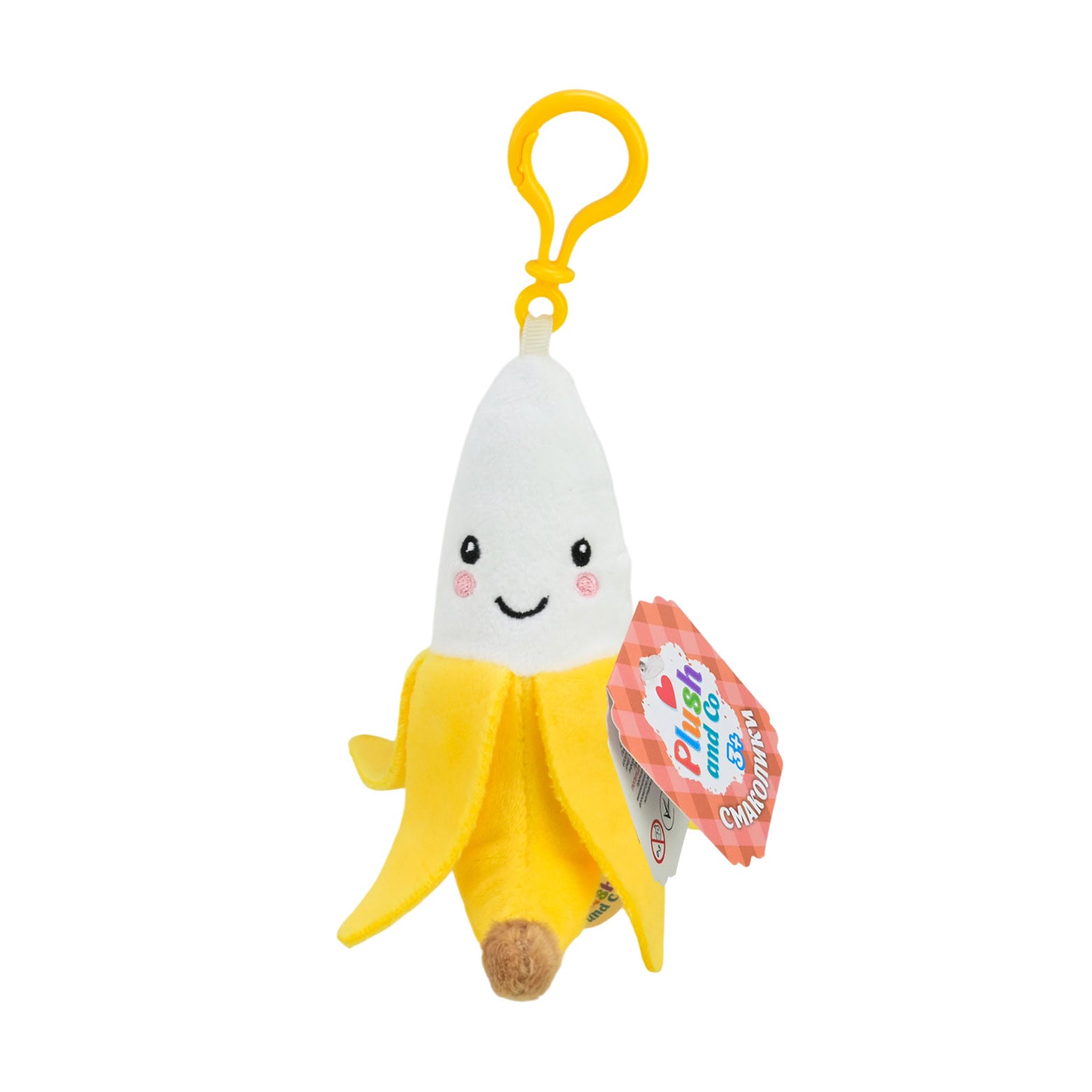 М'яка іграшка-брелок Plush and Co Банан, 13 см, від 3 років (PLC25090)