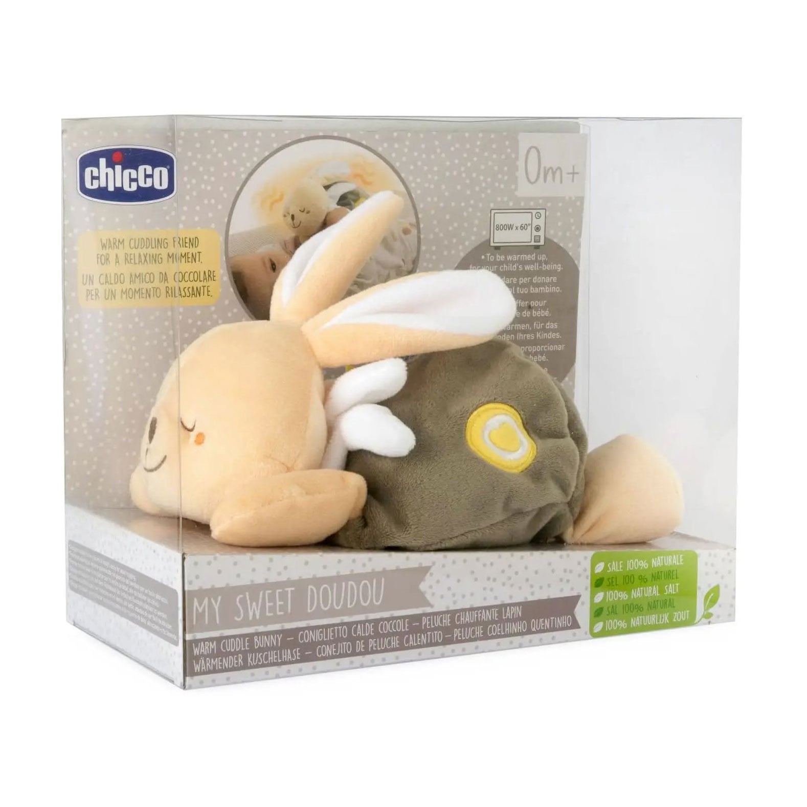 М'яка іграшка-грілка Chicco Тепле зайченя Dou Dou, з народження (12161.00)