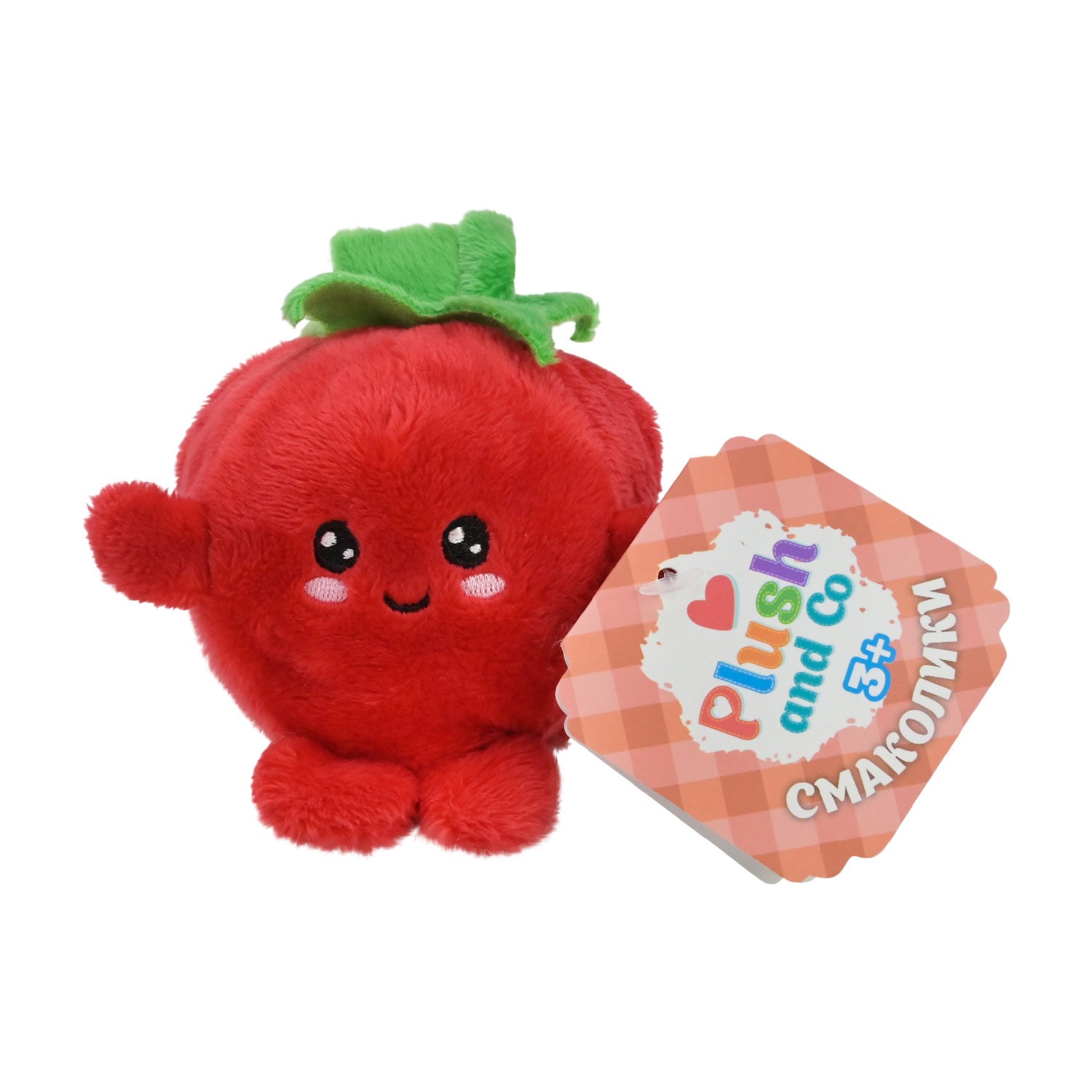 М'яка іграшка Plush and Co Смаколики Полуниця, 7*7*7 см, від 3 років (PLC25032)