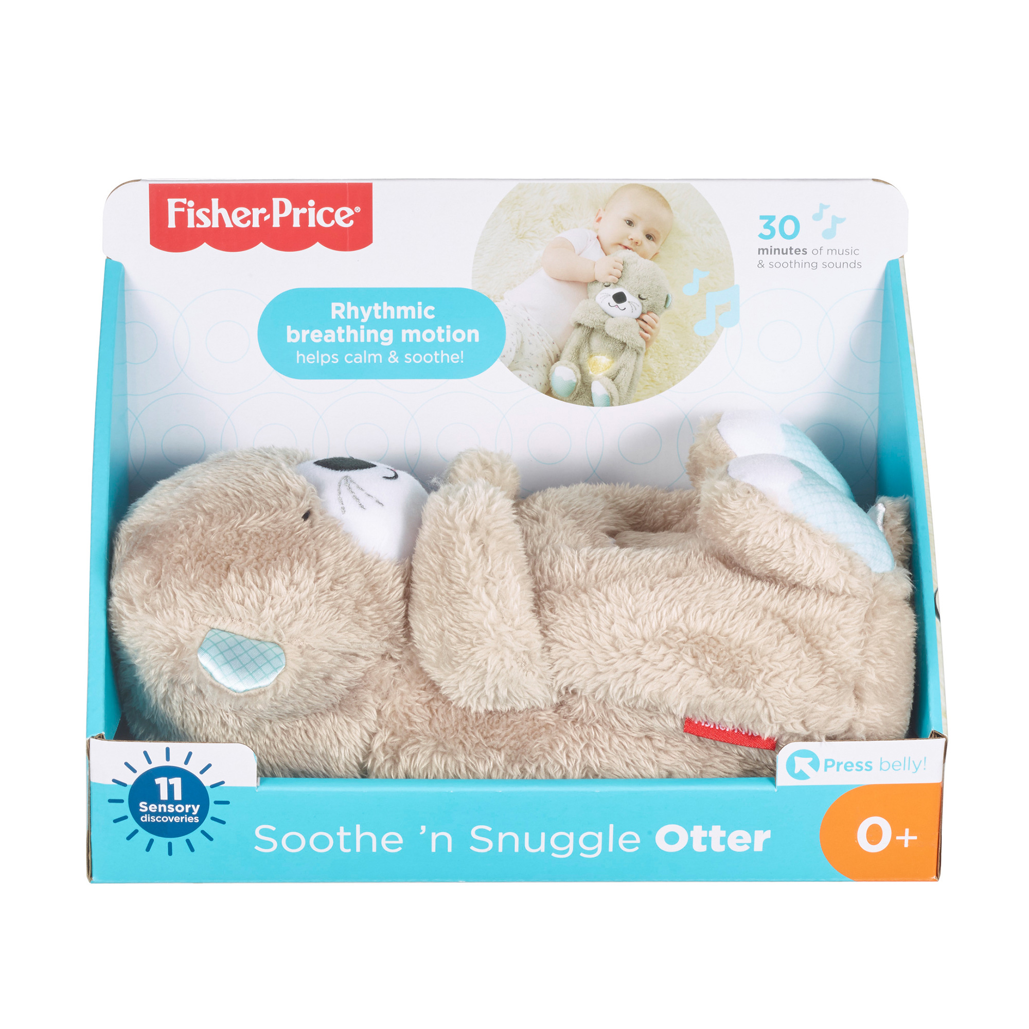М'яка музична іграшка Fisher-Price Казкові сни видреняти, від народження (FXC66)