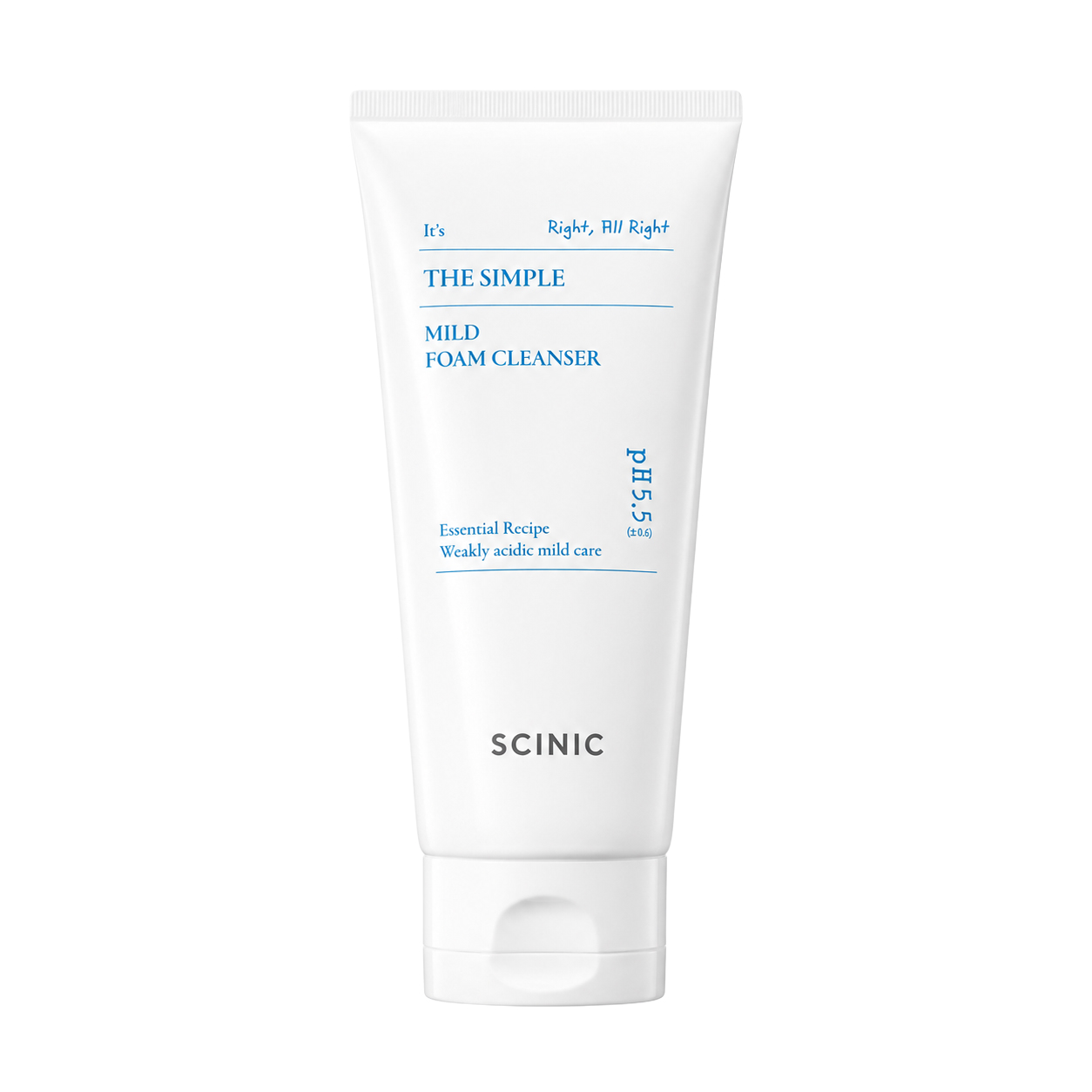 М'яка пінка для вмивання Scinic The Simple Mild Foam Cleanser, 120 мл