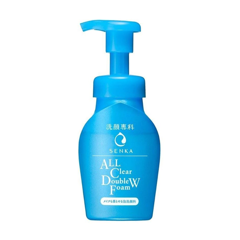 М'яка пінка для вмивання та демакіяжу обличчя FineToday Senka All Clear Double Wash Foam, 150 мл