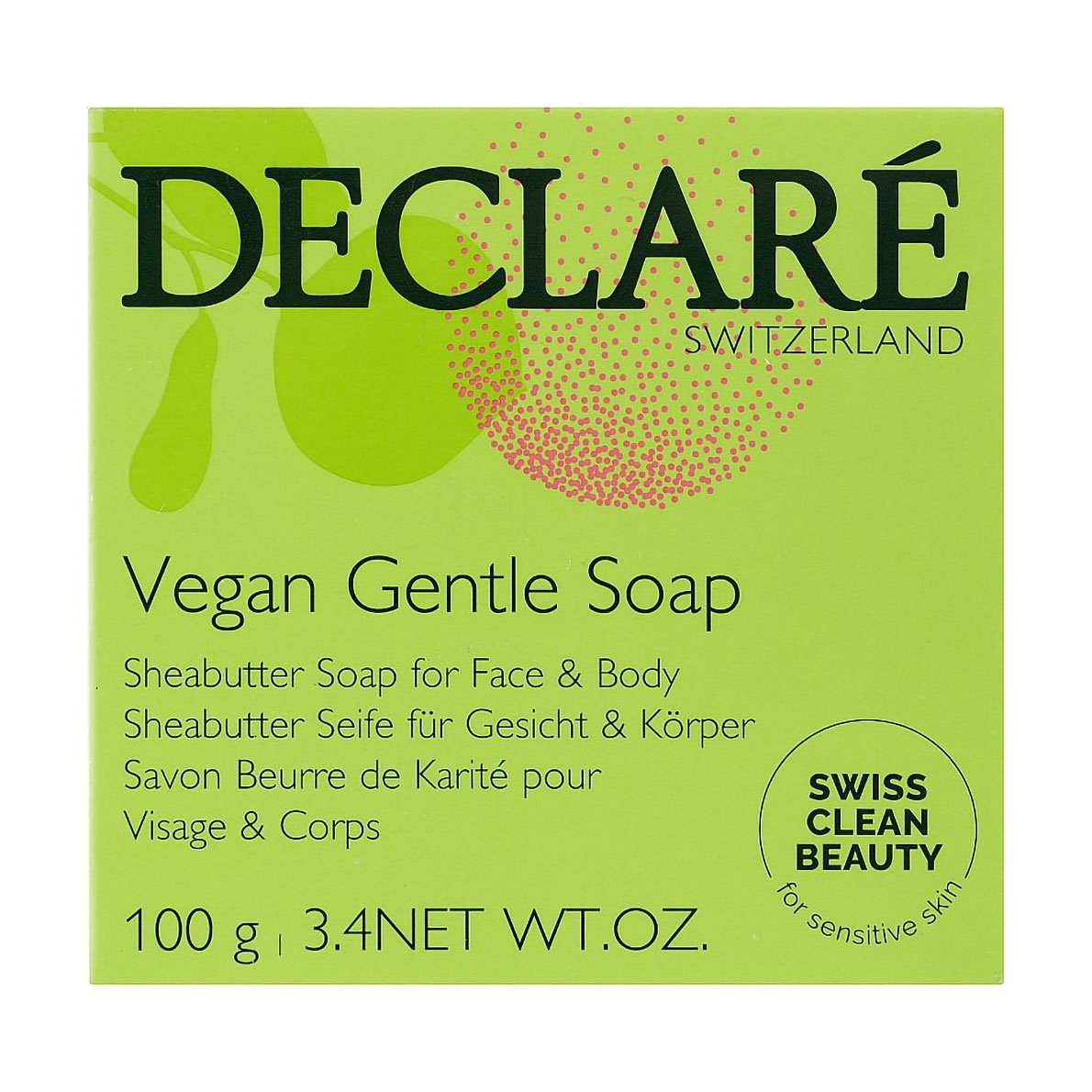 М'яке мило для обличчя та тіла Declare Vegan Gentle Soap, 100 г