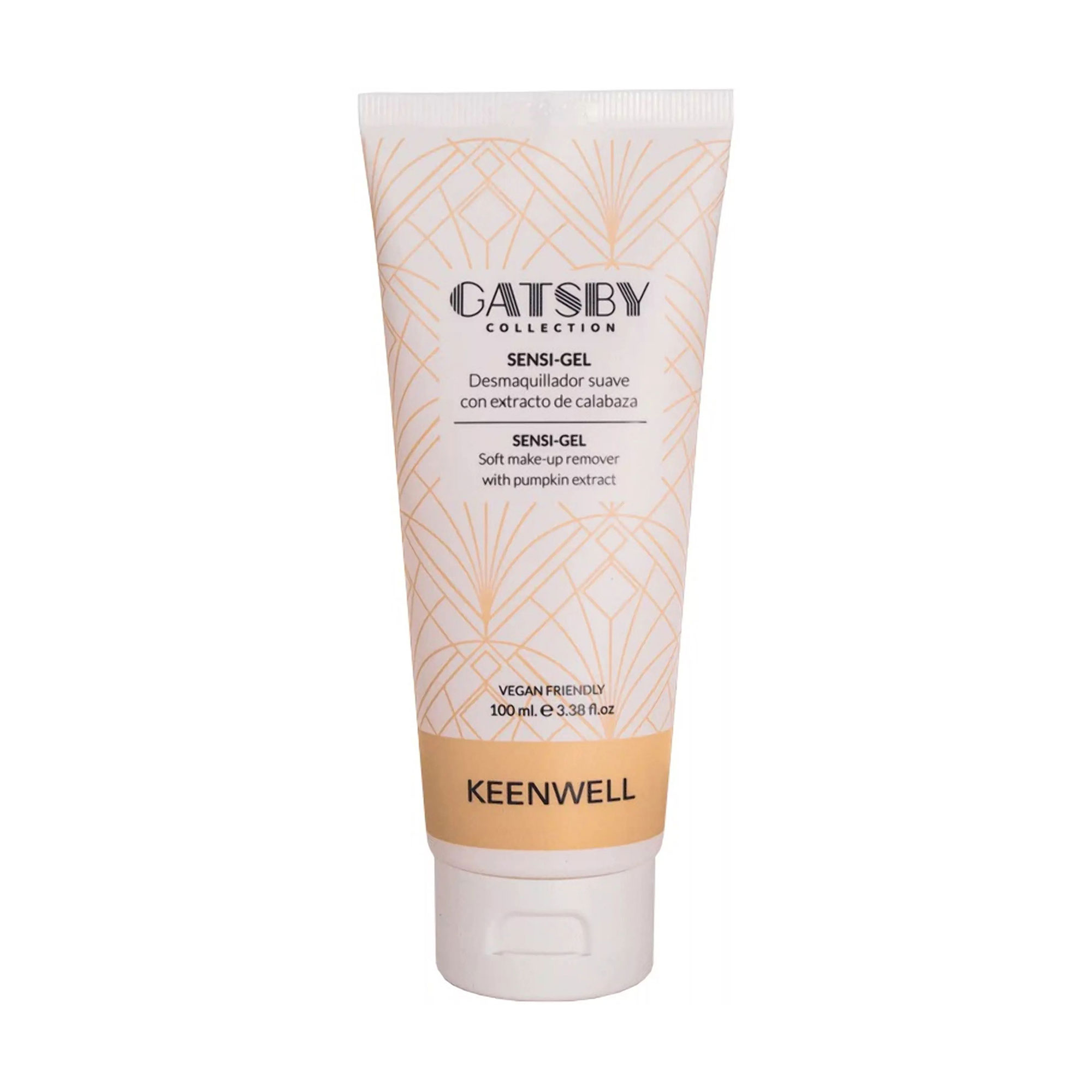 М'який гель для демакіяжу Keenwell Gatsby Sensi-Gel з екстрактом гарбуза, 100 мл