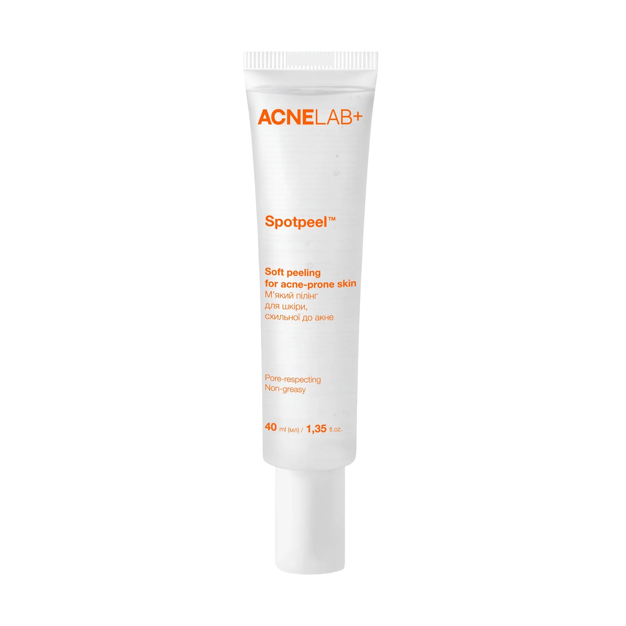 М’який пілінг для обличчя ACNELAB+ Spotpeel Soft Peeling For Acne-Prone Skin для шкіри, схильної до акне, 40 мл