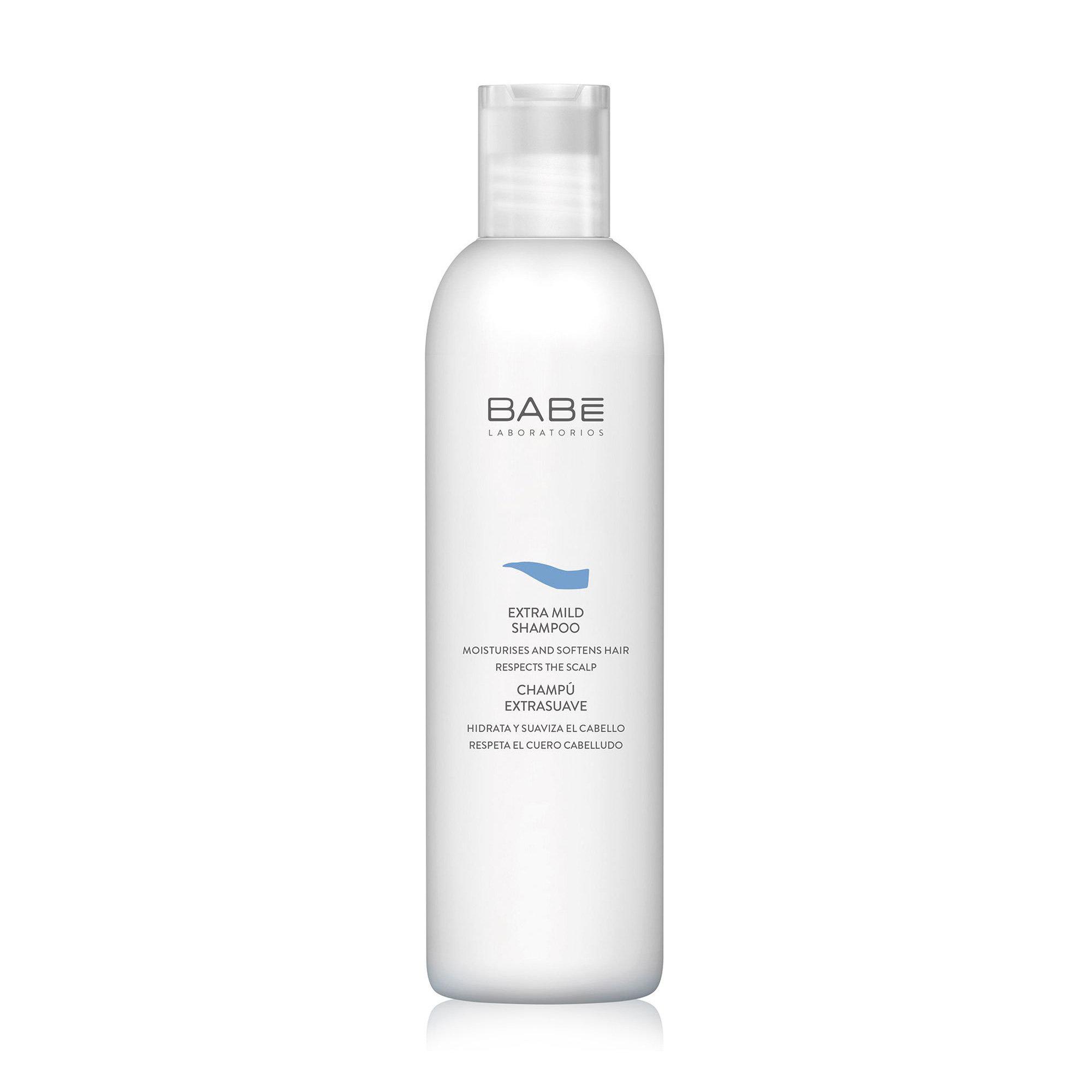 М'який шампунь BABE Laboratorios Extra Mild Shampoo для всіх типів волосся, 250 мл