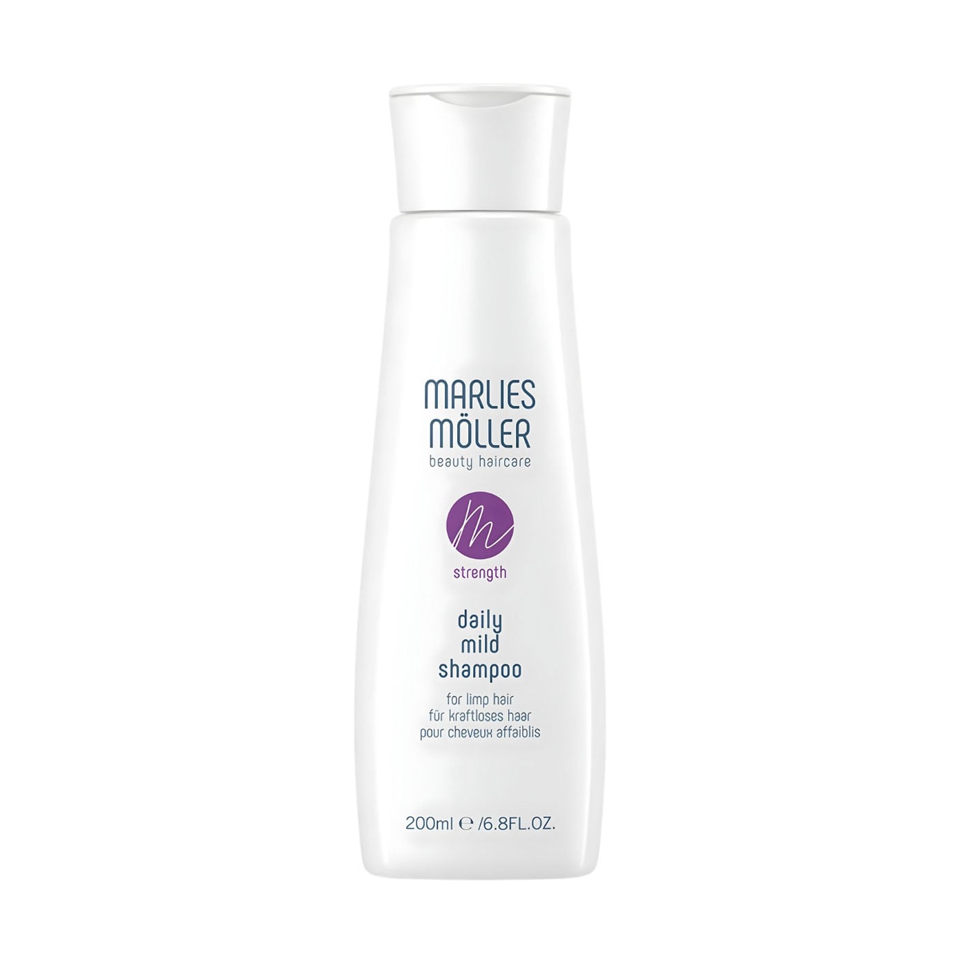 М'який щоденний шампунь для волосся Marlies Moller Strength Daily Mild Shampoo, 200 мл