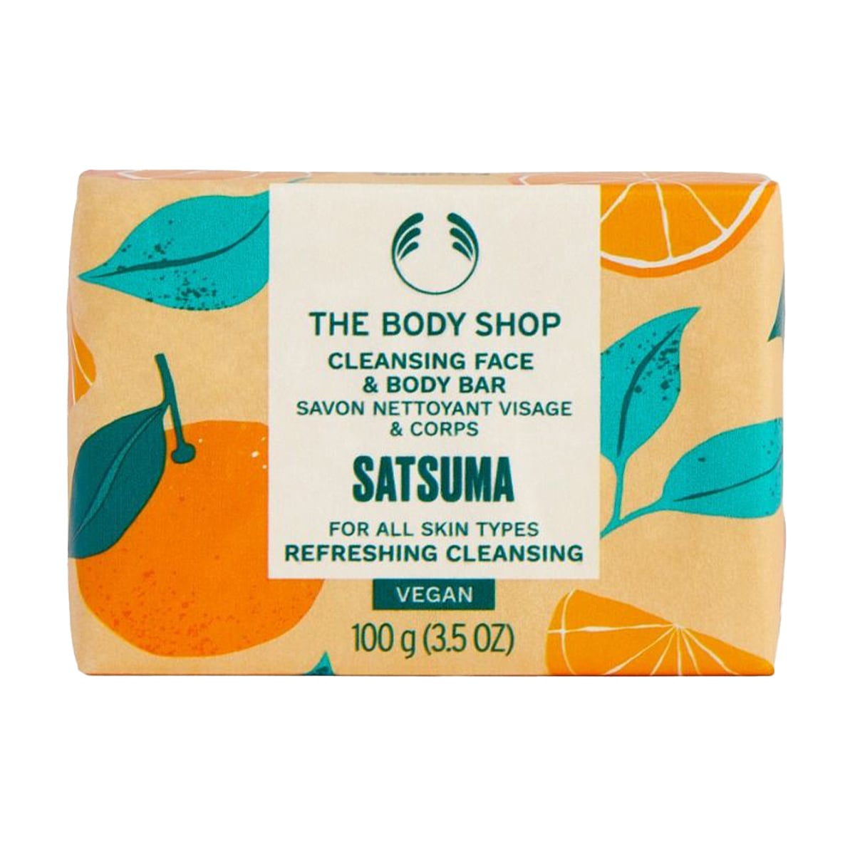 Мило для обличчя та тіла The Body Shop Satsuma Cleansing Face &amp; Body Bar Сатсума, 100 г