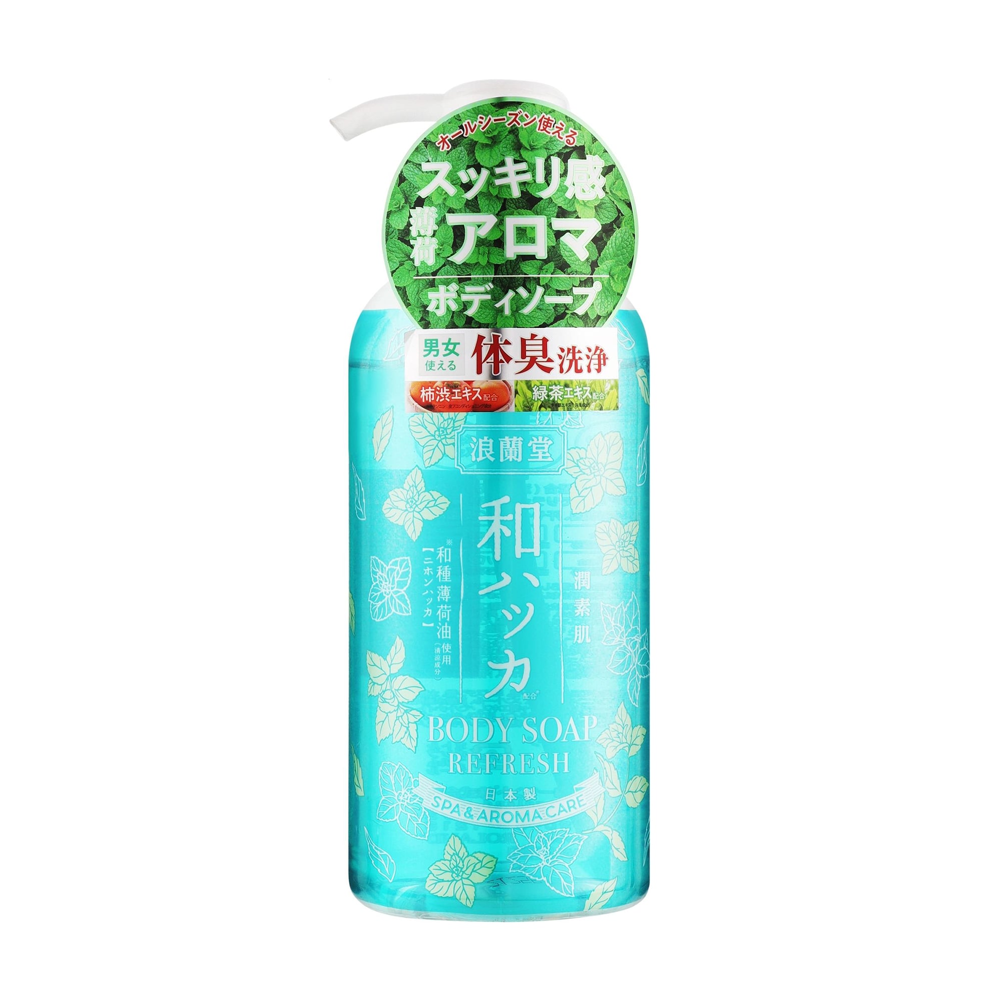 Мило для тіла Cosmetex Roland JUNSUHADA Refresh Body Soap з японською м'ятою, 480 мл