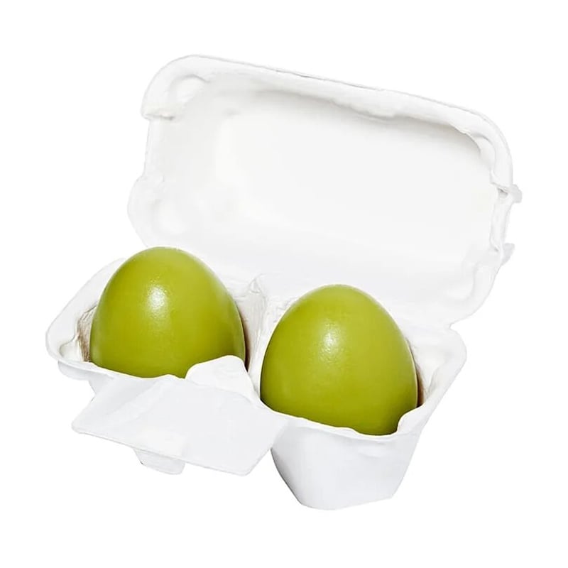 Мило-маска для вмивання Holika Holika Green Tea Egg Soap з зеленим чаєм, 2*50 г
