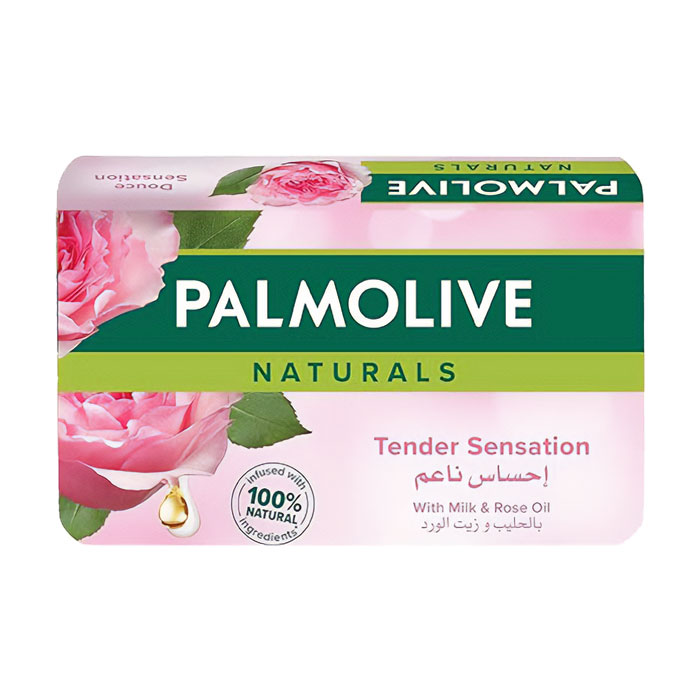 Мило тверде Palmolive Naturals Молоко та троянда, 150 г