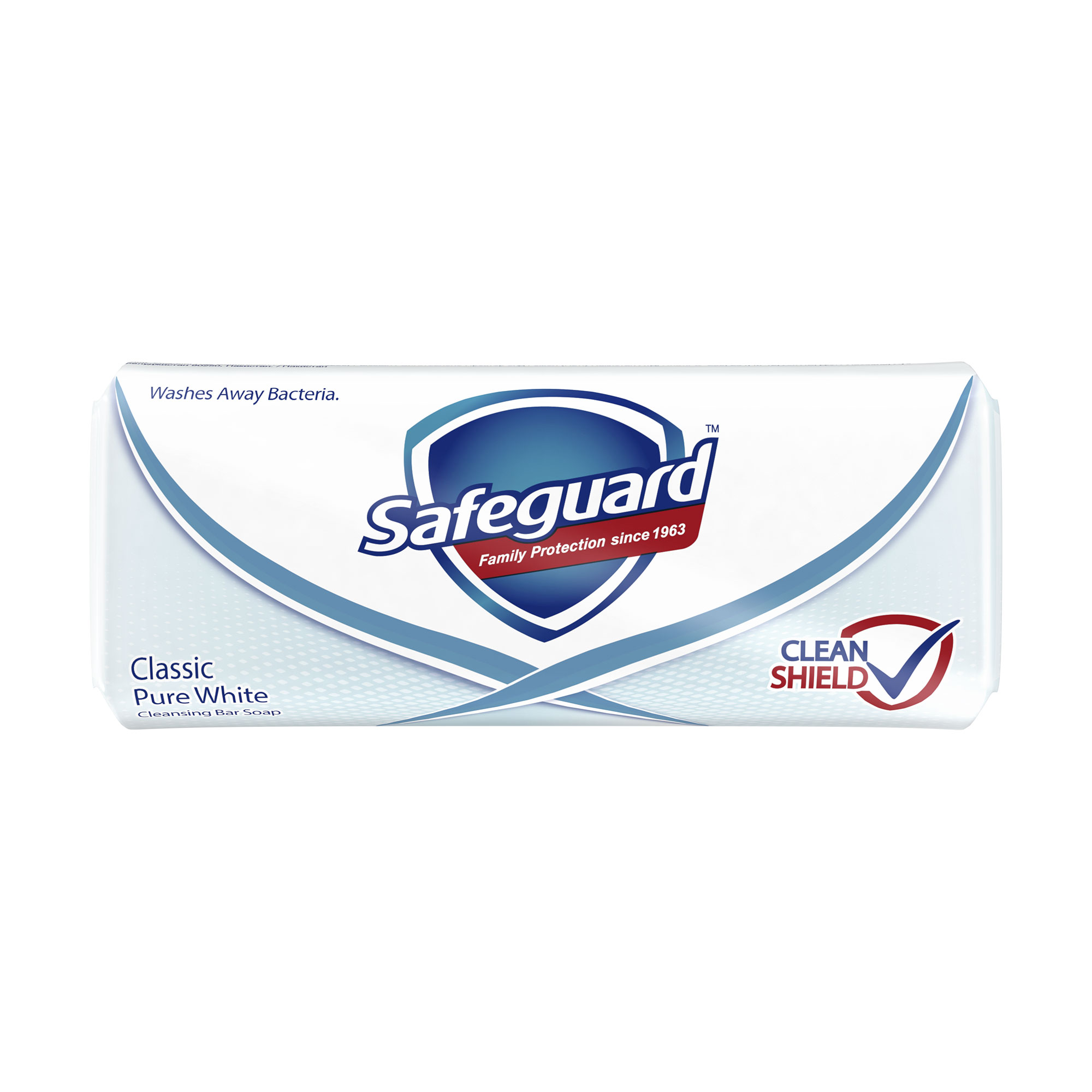 Мило тверде Safeguard Класичне сліпуче біле, з антибактеріальним ефектом, 90 г