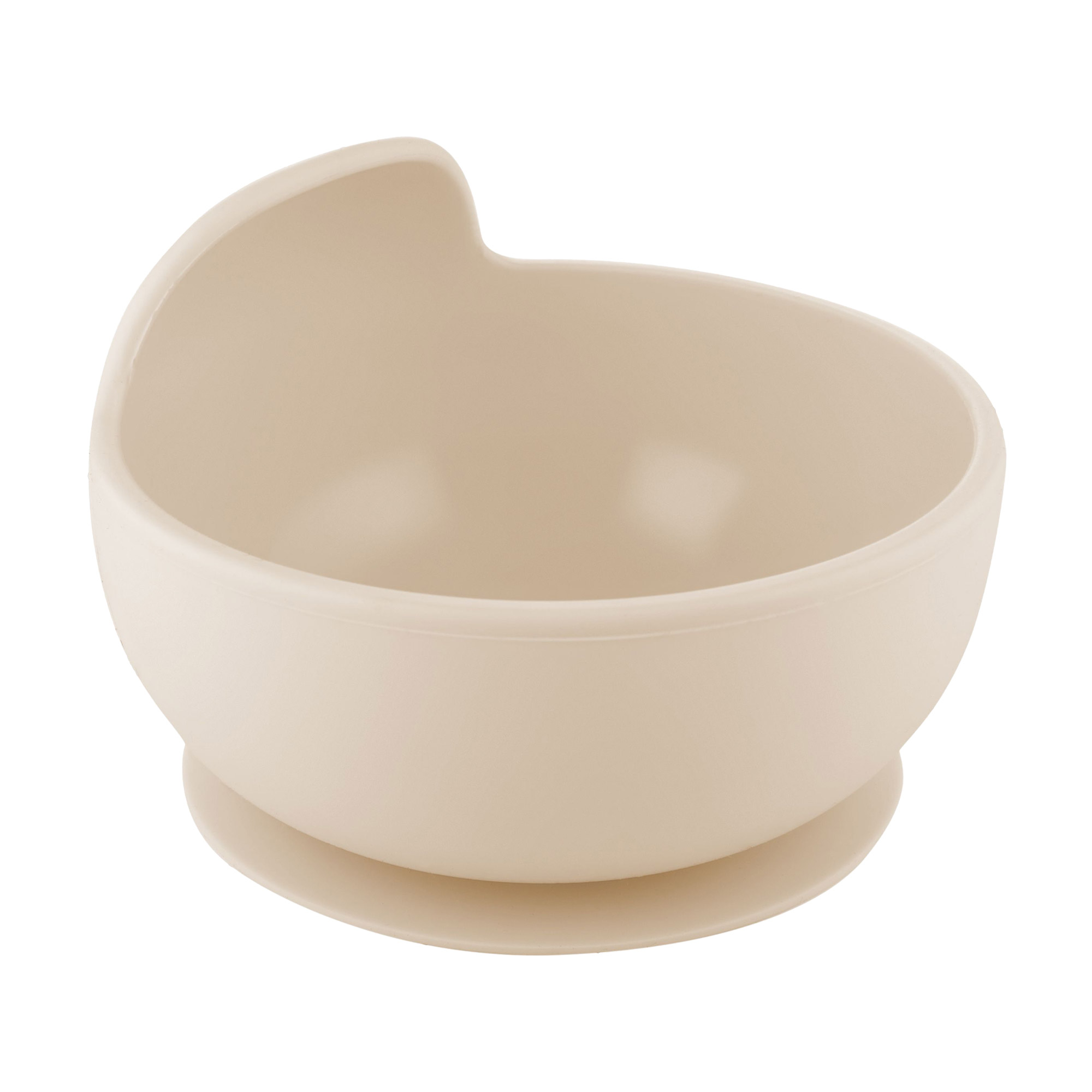 Миска Canpol Babies силіконова, на присосці, кремова, від 6 місяців, 330 мл (51/400_creme)