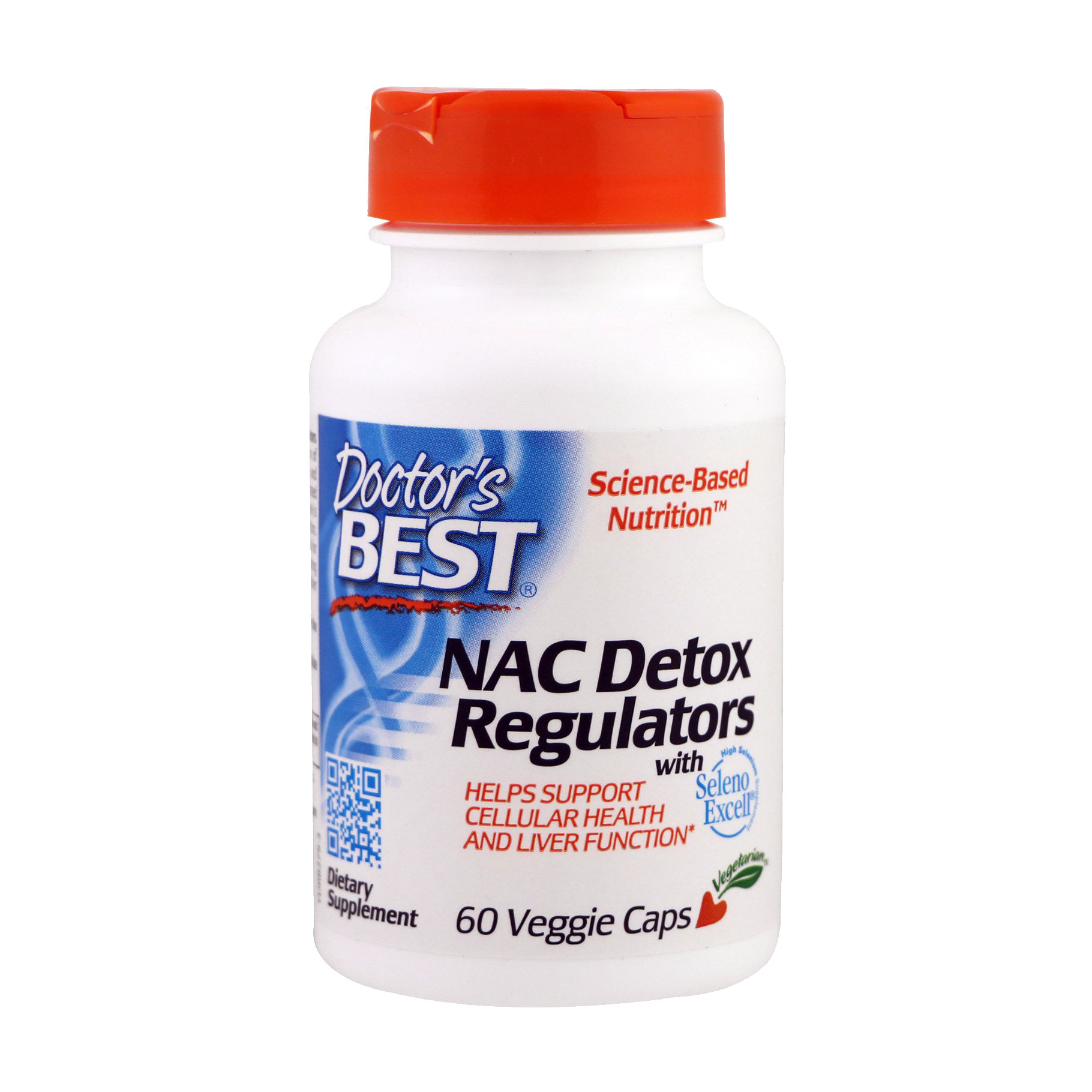 N-ацетилцистеїн Doctor's Best NAC Detox Regulators, 60 капсул