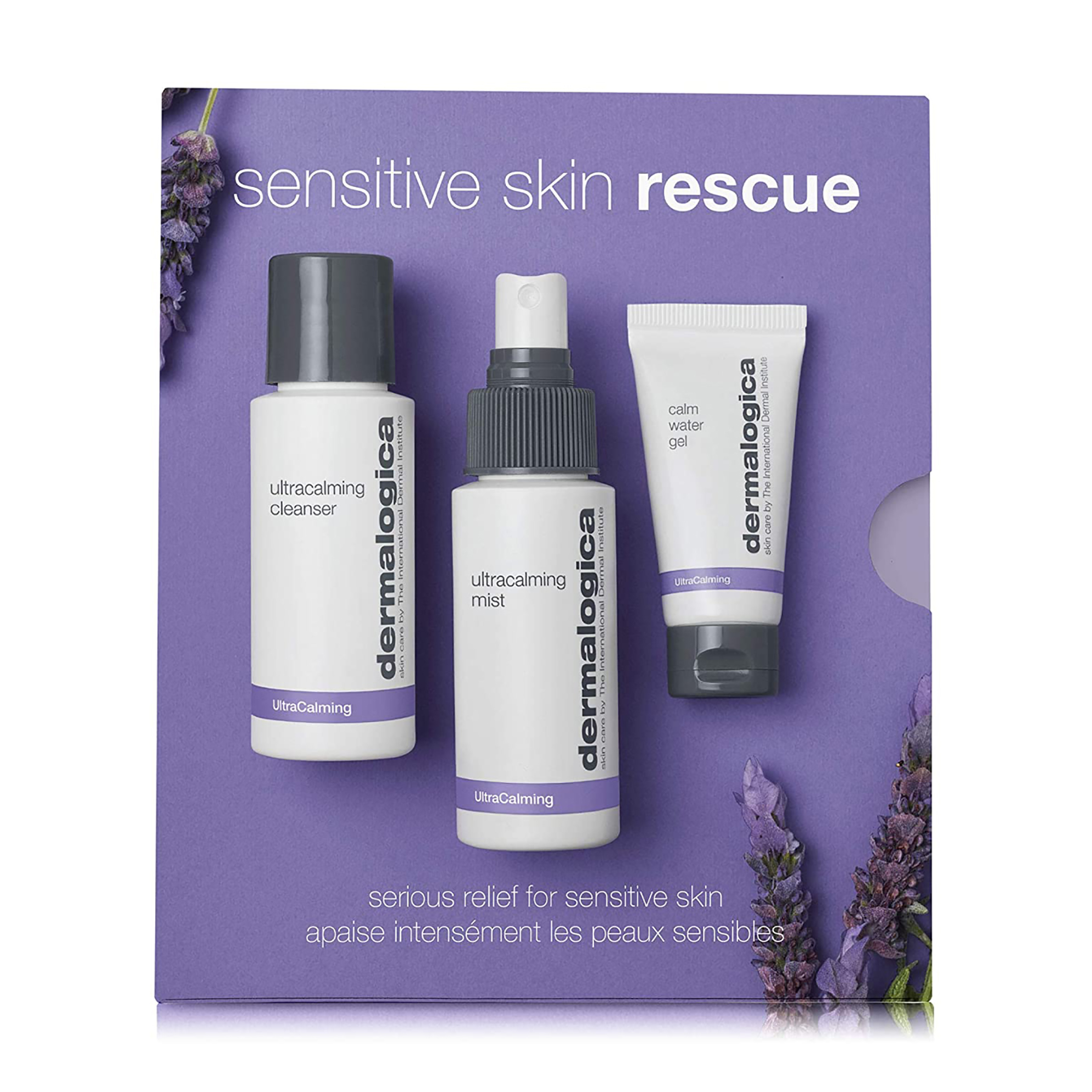 Набір для чутливої шкіри обличчя Dermalogica Sensitive Skin Rescue (гель, 50 мл + спрей, 50 мл + гель, 15 мл)