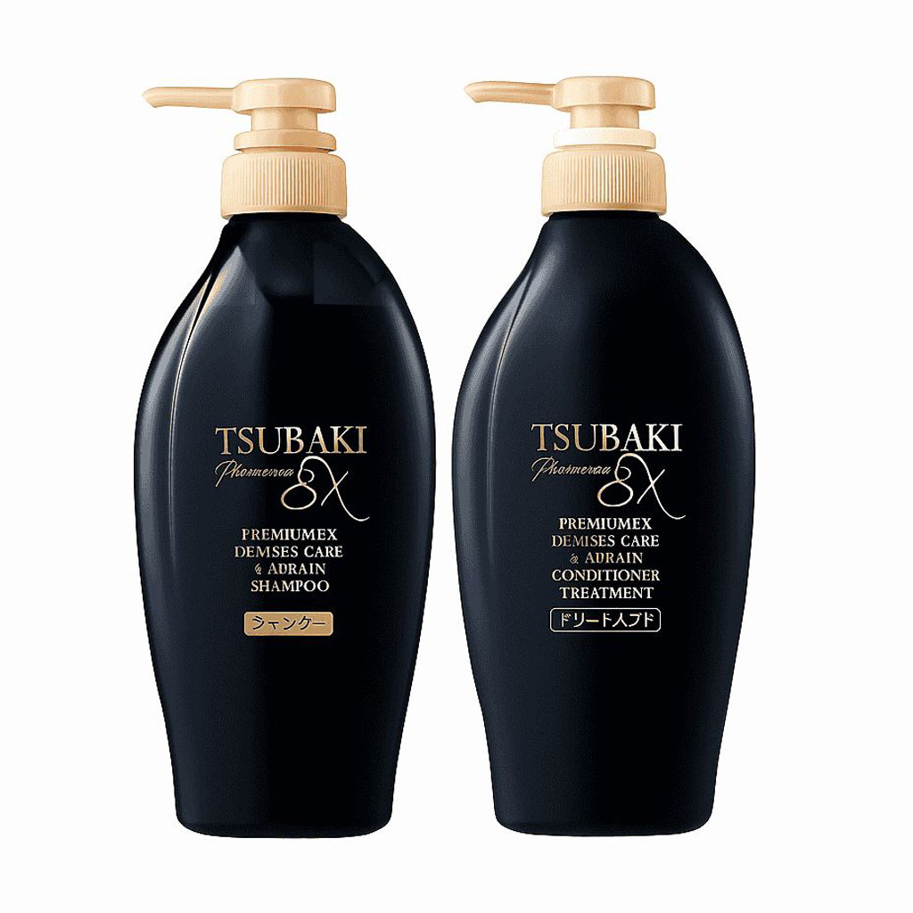 Набір для догляду та відновлення пошкодженого волосся Shiseido Tsubaki Premium EX Damage Care &amp; Repair Kit (шампунь, 400 мл + кондиціонер, 400 мл)