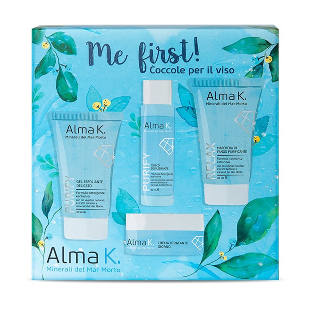 Набір для догляду за обличчям Alma K. Me First Face Care Kit (гель, 30 мл + тонер, 15 мл + крем, 15 мл + маска, 30 мл)