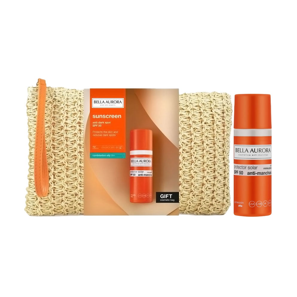 Набір для догляду за обличчям Bella Aurora Gift Cosmetic Bag (гель-крем, 50 мл + косметичка, 1 шт)