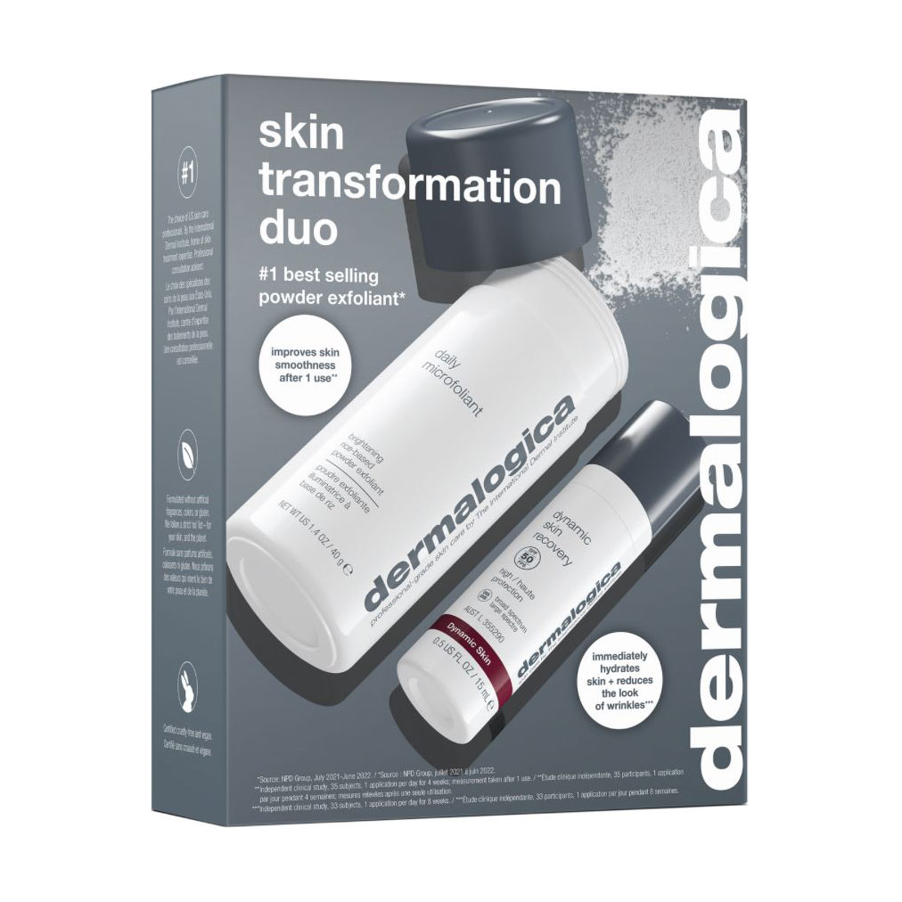 Набір для догляду за обличчям Dermalogica Skin Transformation Duo (крем, 15 мл + пудра-ексфоліант, 40 г)