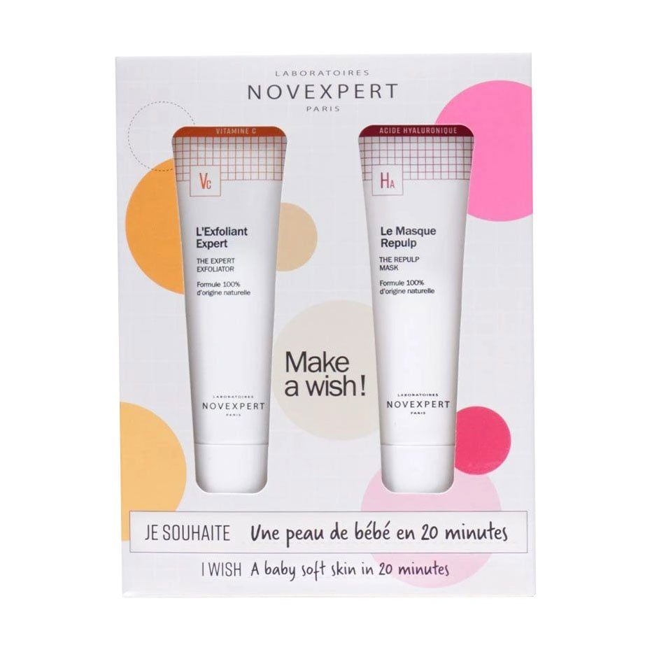 Набір для догляду за обличчям Novexpert A Baby Soft Skin In 20 Minutes (маска, 50 мл + пілінг, 50 мл)