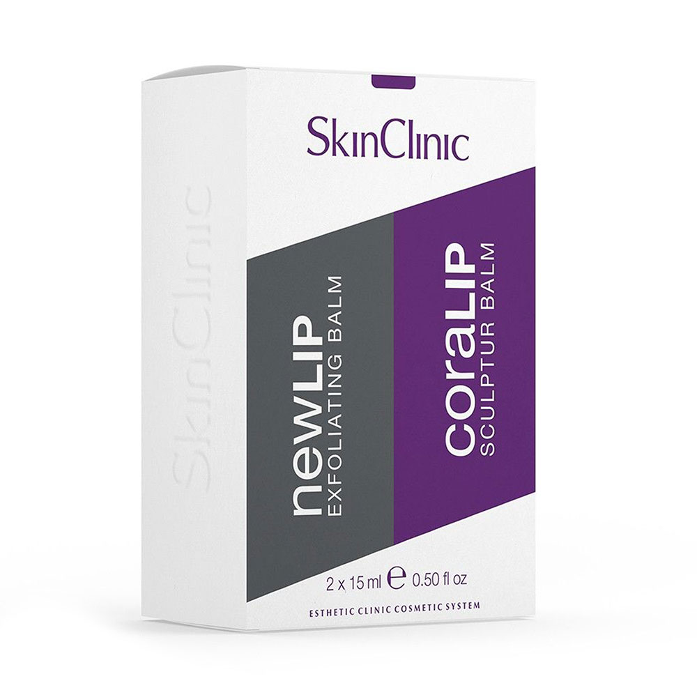 Набір для губ SkinClinic Coralip &amp; Newlip Lip Care Pack (скраб, 15 мл + бальзам, 15 мл)