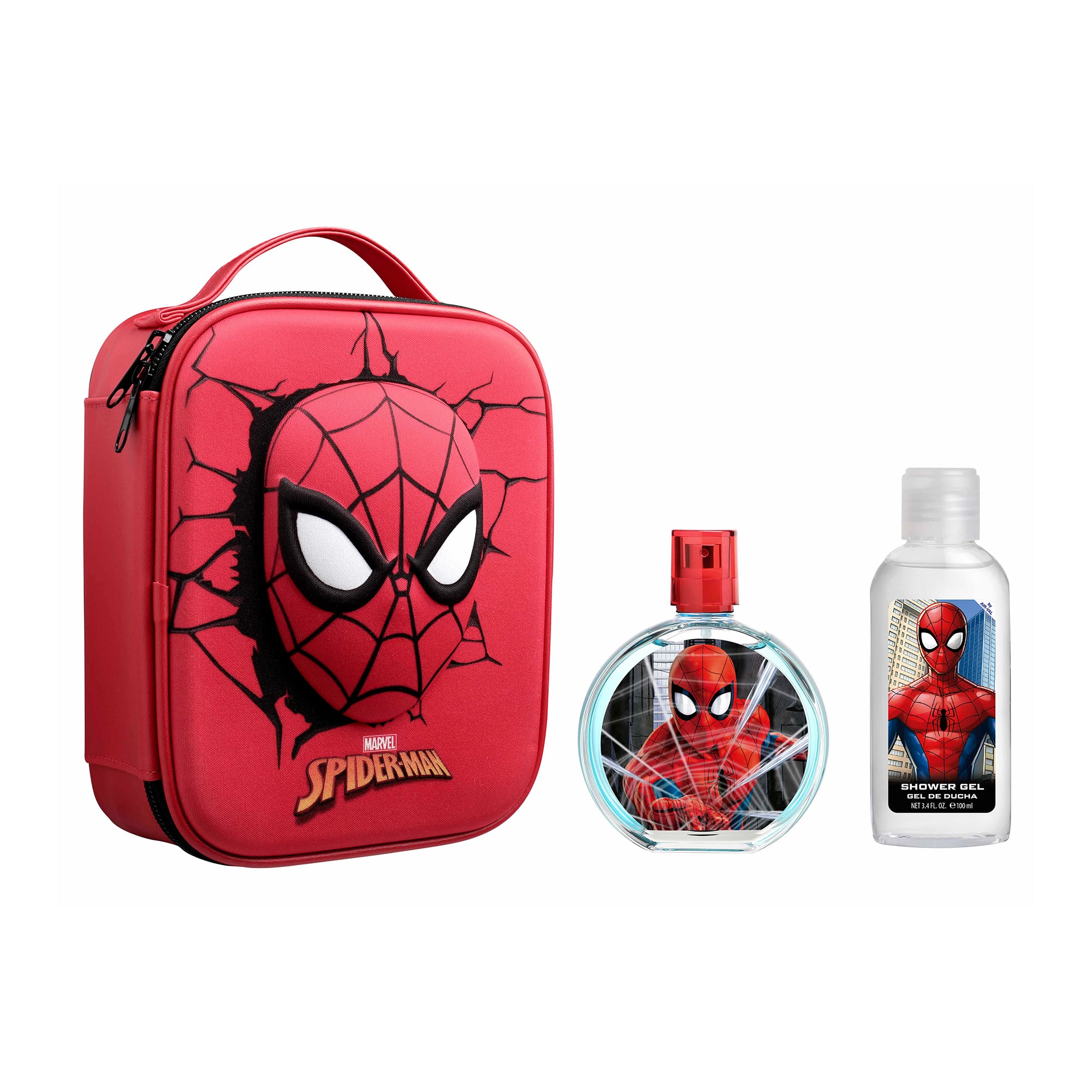 Набір для хлопчиків Air-Val International Spider-Man Zip Case (гель для душу, 60 мл + туалетна вода, 100 мл + рюкзак)