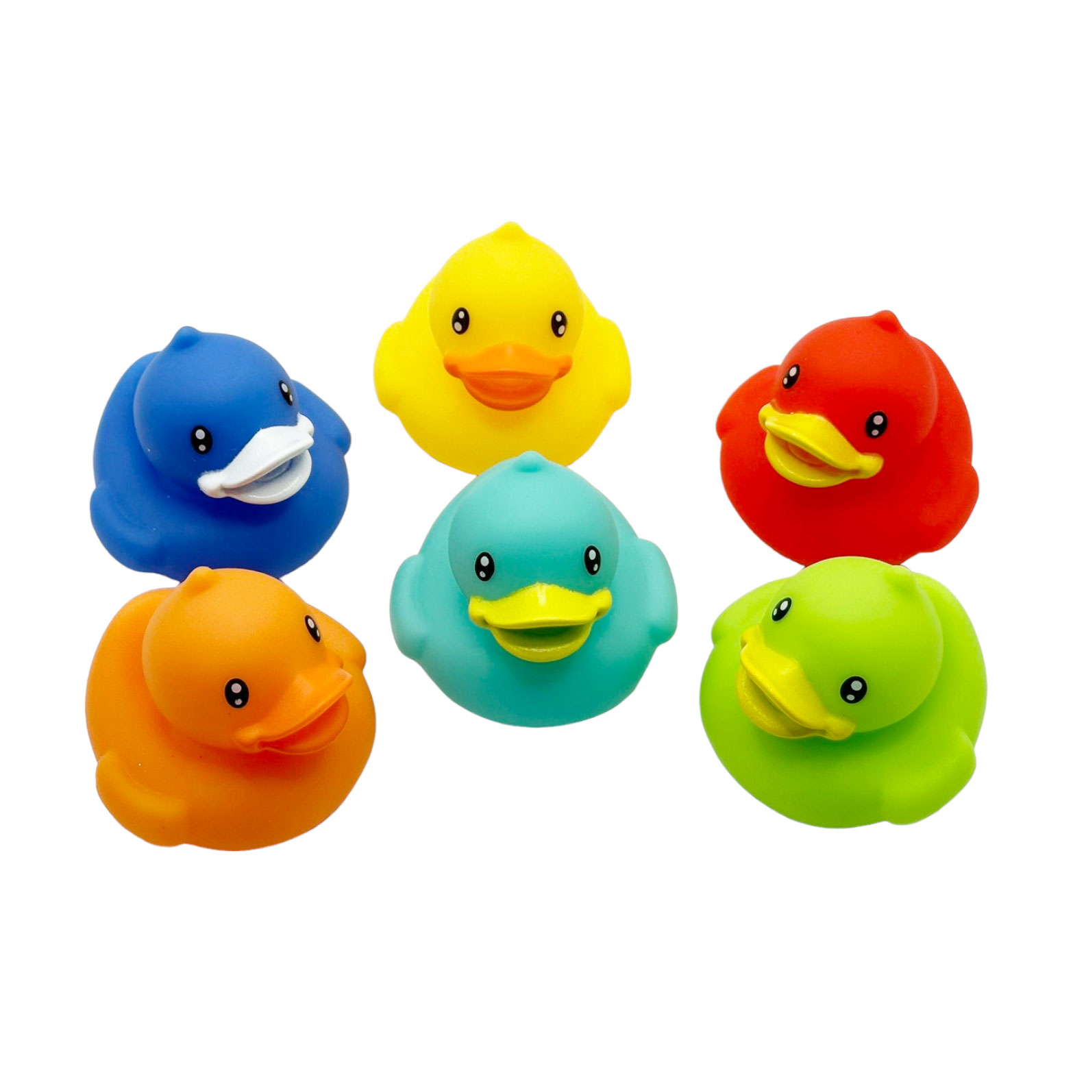 Набір для купання Bibi Toys Кольорові каченята, від 3 років, 6*5*5 см, 6 шт (761018BT)