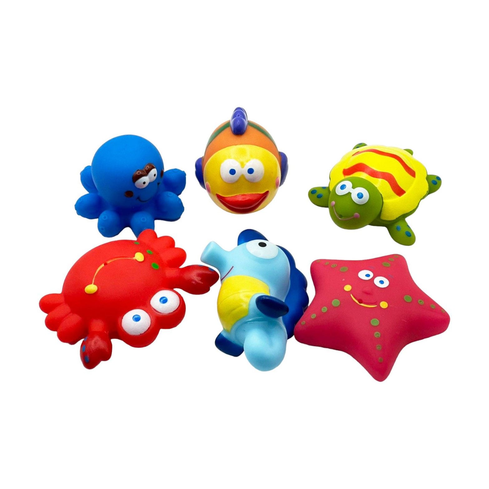Набір для купання Bibi Toys Морські мешканці, від 3 років, 4*8*6 см, 6 шт (761025BT)