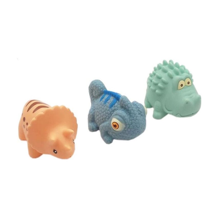 Набір для купання Bibi Toys Тваринки, від 3 років (хамелеон, 7.9*4.8*4.1 см + динозавр, 7.8*4.6*4.9 см + крокодил, 7.8*5.3*4.8 см) (761070BT)