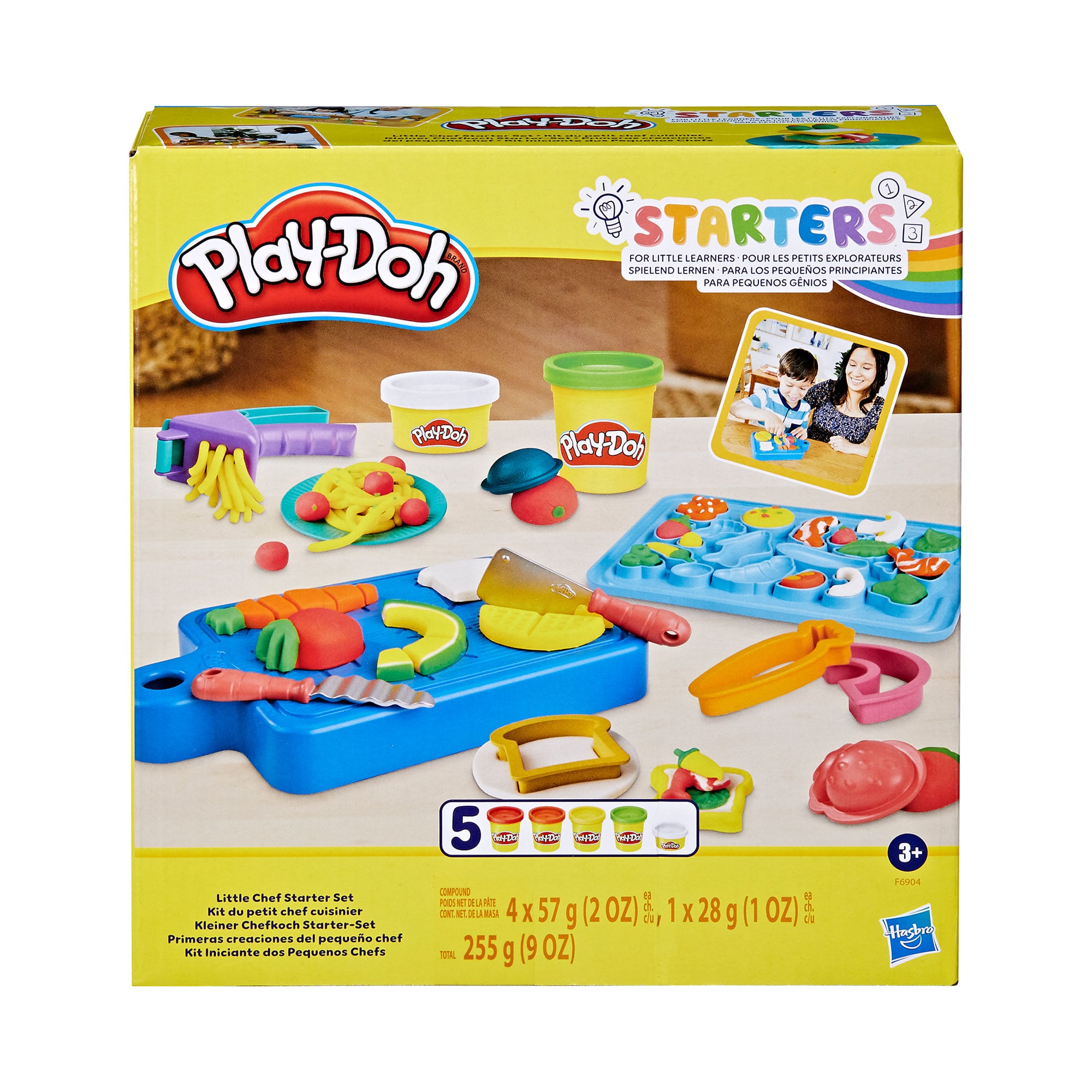 Набір для ліплення Play-Doh Маленький кухар, від 3 років, 19 деталей (F6904)