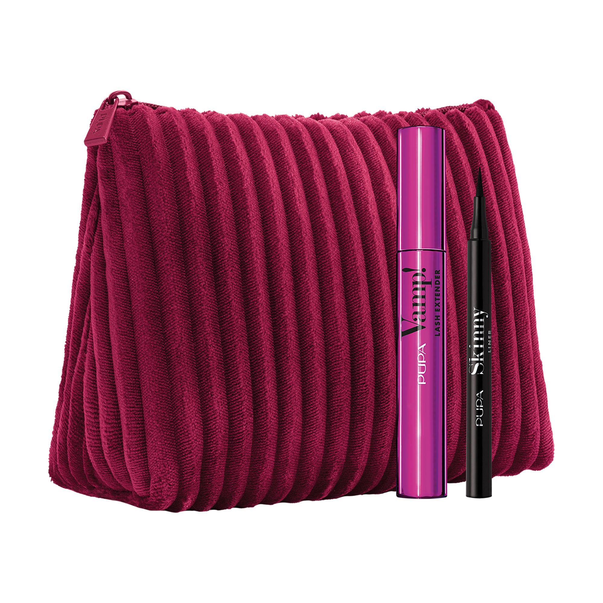 Набір для макіяжу очей Pupa Vamp! Lash Extender &amp; Skinny Liner Kit (туш для вій, 14 мл + підводка-фломастер, 1 мл + косметичка)