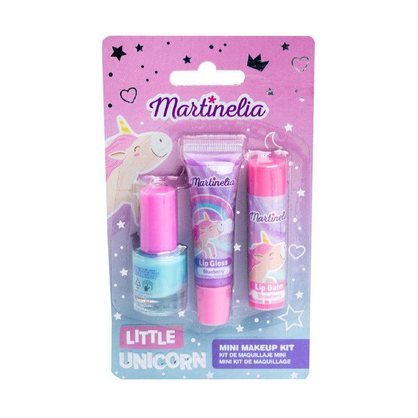 Набір для макіяжу та манікюру Martinelia Little Unicorn, від 5 років, 3 продукти (12085)
