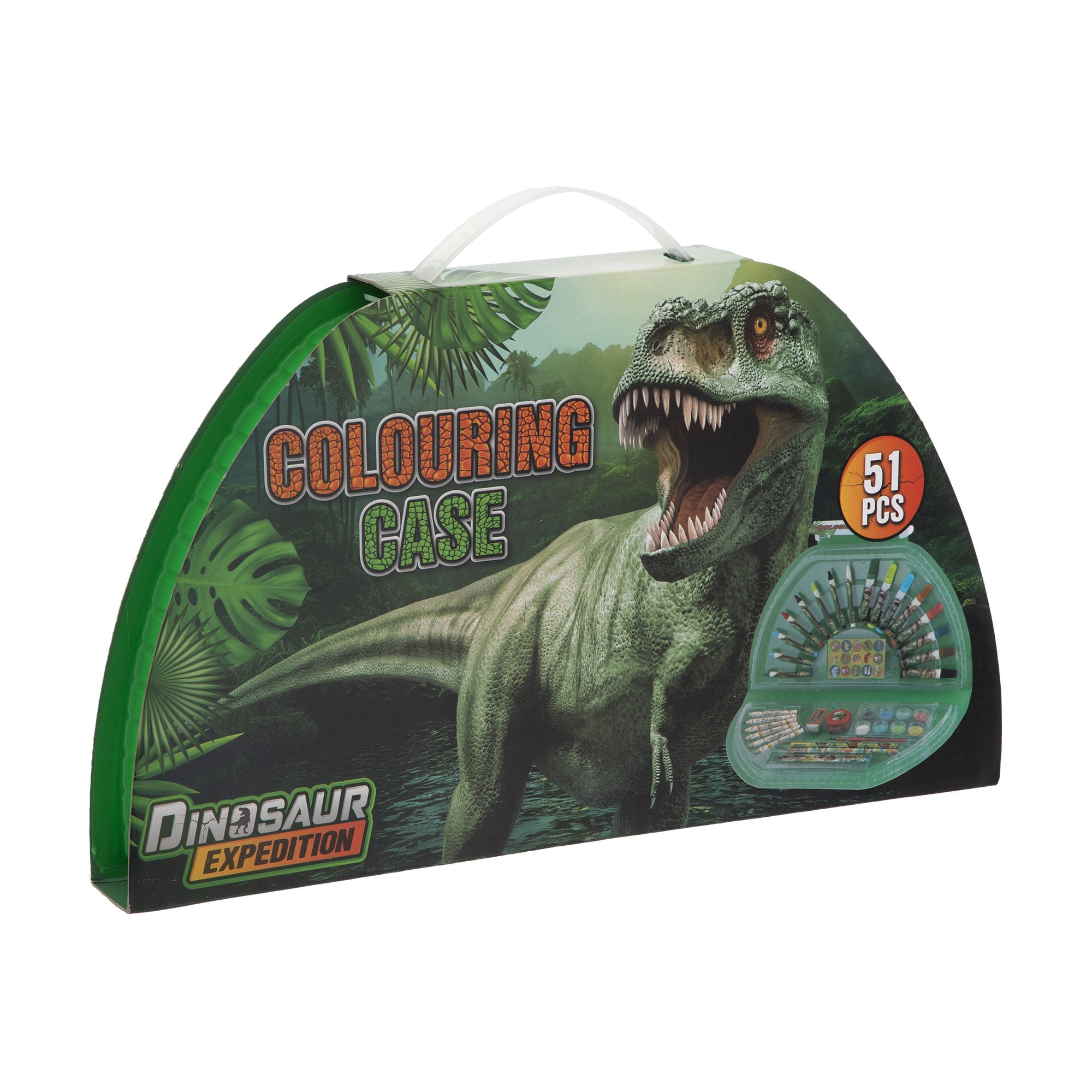Набір для малювання Moxy Dinosaur Expedition від 3 років, 44*38*4 см, 51 предмет (990193)