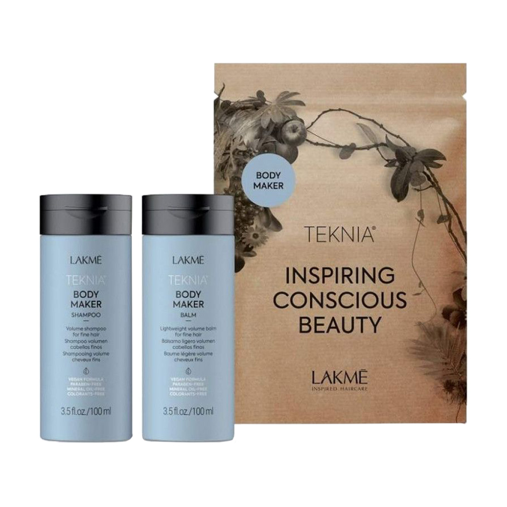 Набір для надання об'єму волоссю Lakme Teknia Body Maker (шампунь, 100 мл + бальзам, 100 мл)
