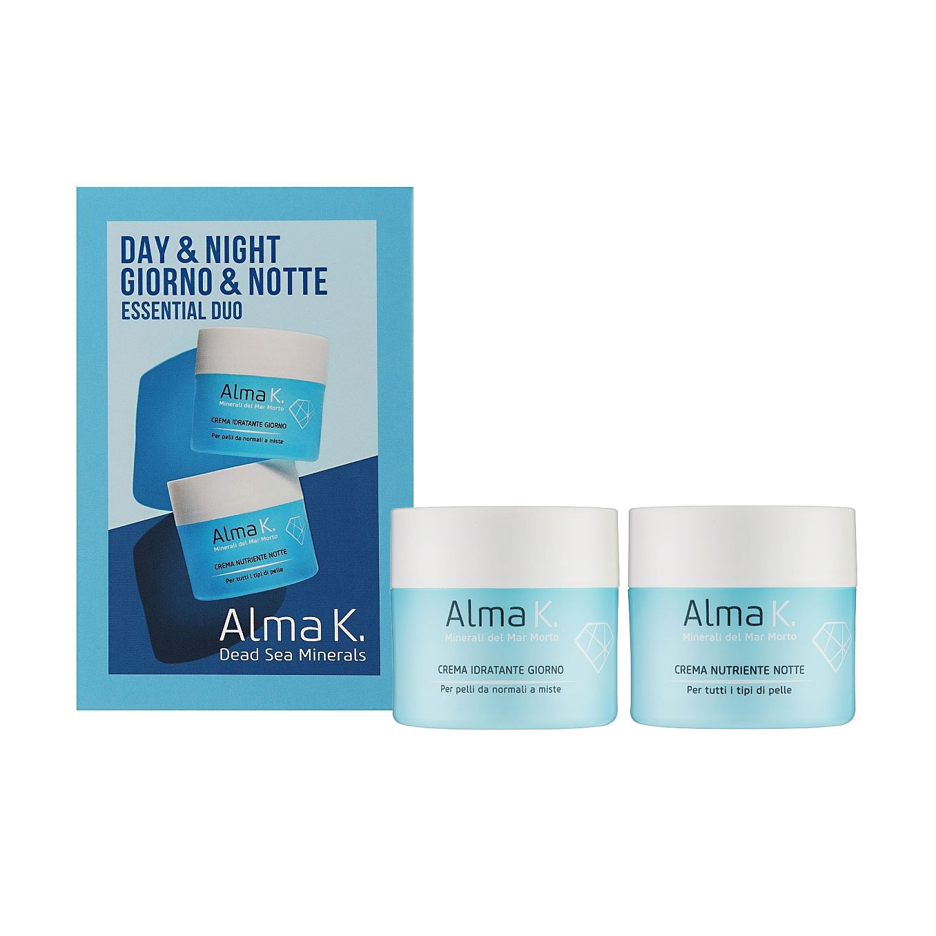 Набір для обличчя Alma K. Day &amp; Night Hydrating Duo (денний крем, 50 мл + нічний крем, 50 мл)