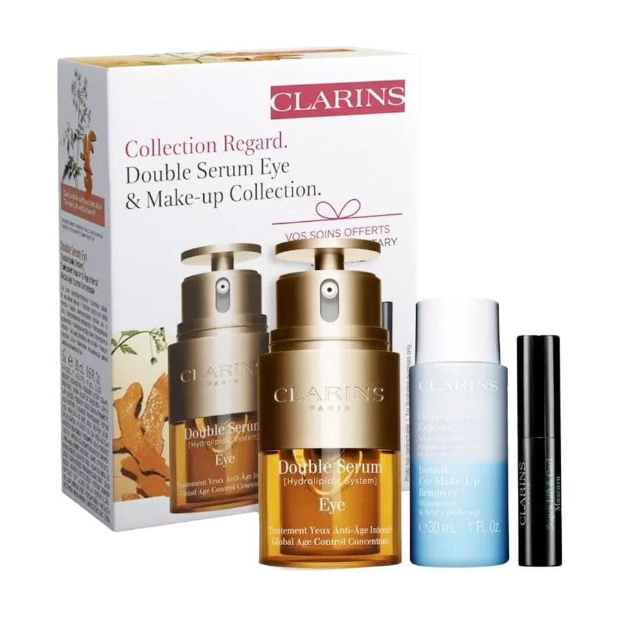 Набір для обличчя Clarins Collection Regard (сироватка для очей, 20 мл + туш для вій, 3 мл + засіб для зняття макіяжу з очей, 30 мл)