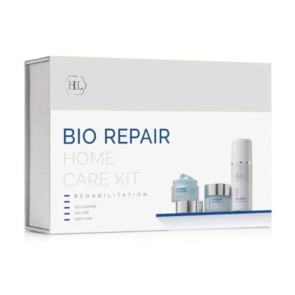 Набір для обличчя Holy Land Cosmetics Bio Repair Home Care Kit (очищувальний гель, 150 мл + денний крем, 50 мл + нічний крем, 50 мл)