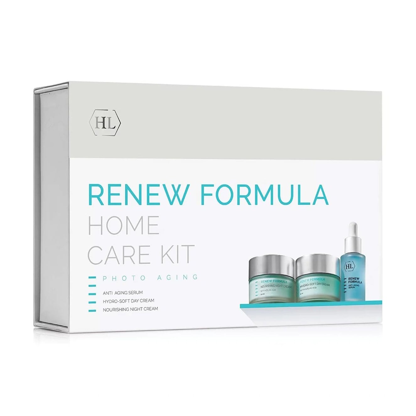 Набір для обличчя Holy Land Cosmetics Renew Formula Kit (сироватка, 30 мл + денний крем, 50 мл + нічний крем, 50 мл)