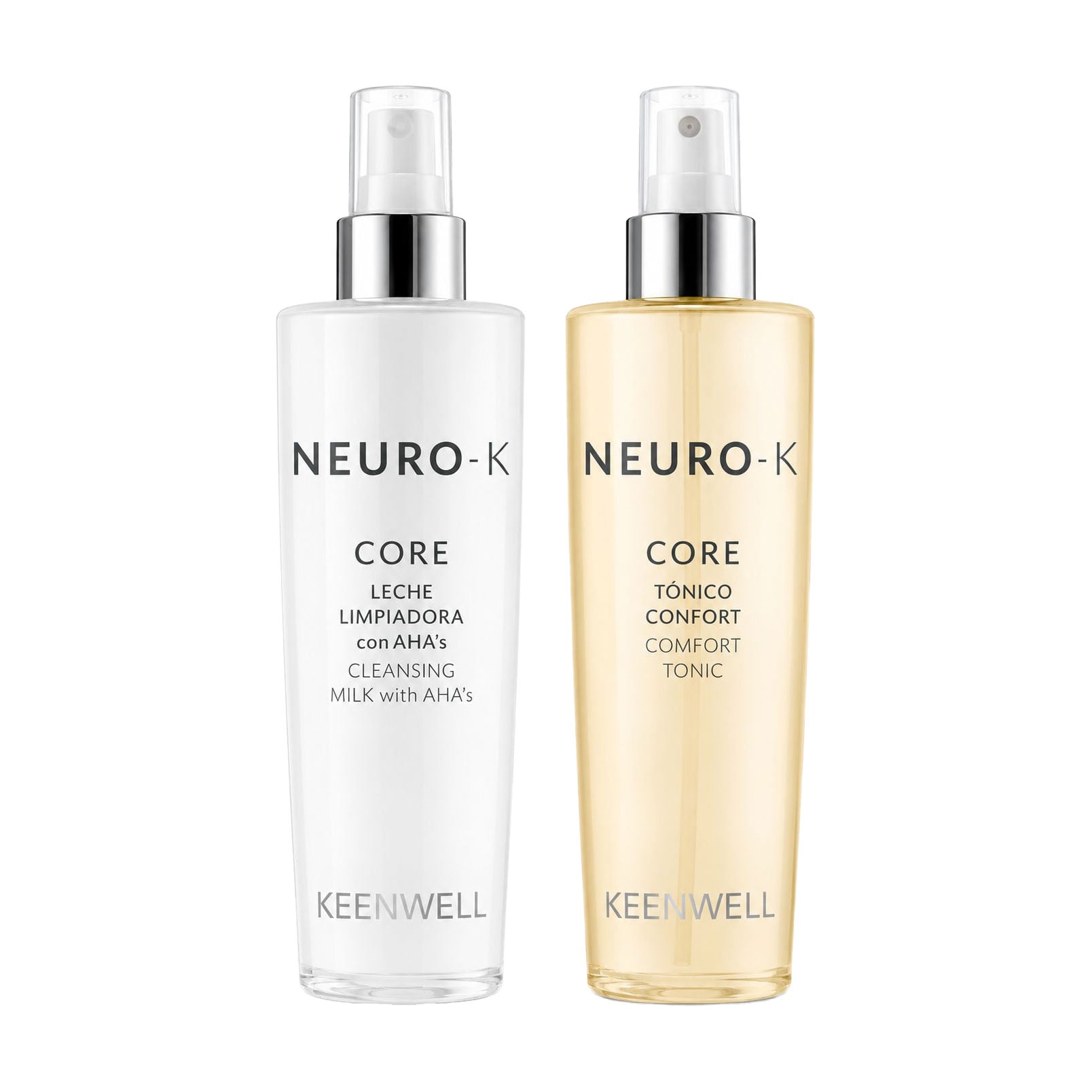 Набір для обличчя Keenwell Neuro-K Core (молочко-емульсія, 200 мл + тонік, 200 мл)