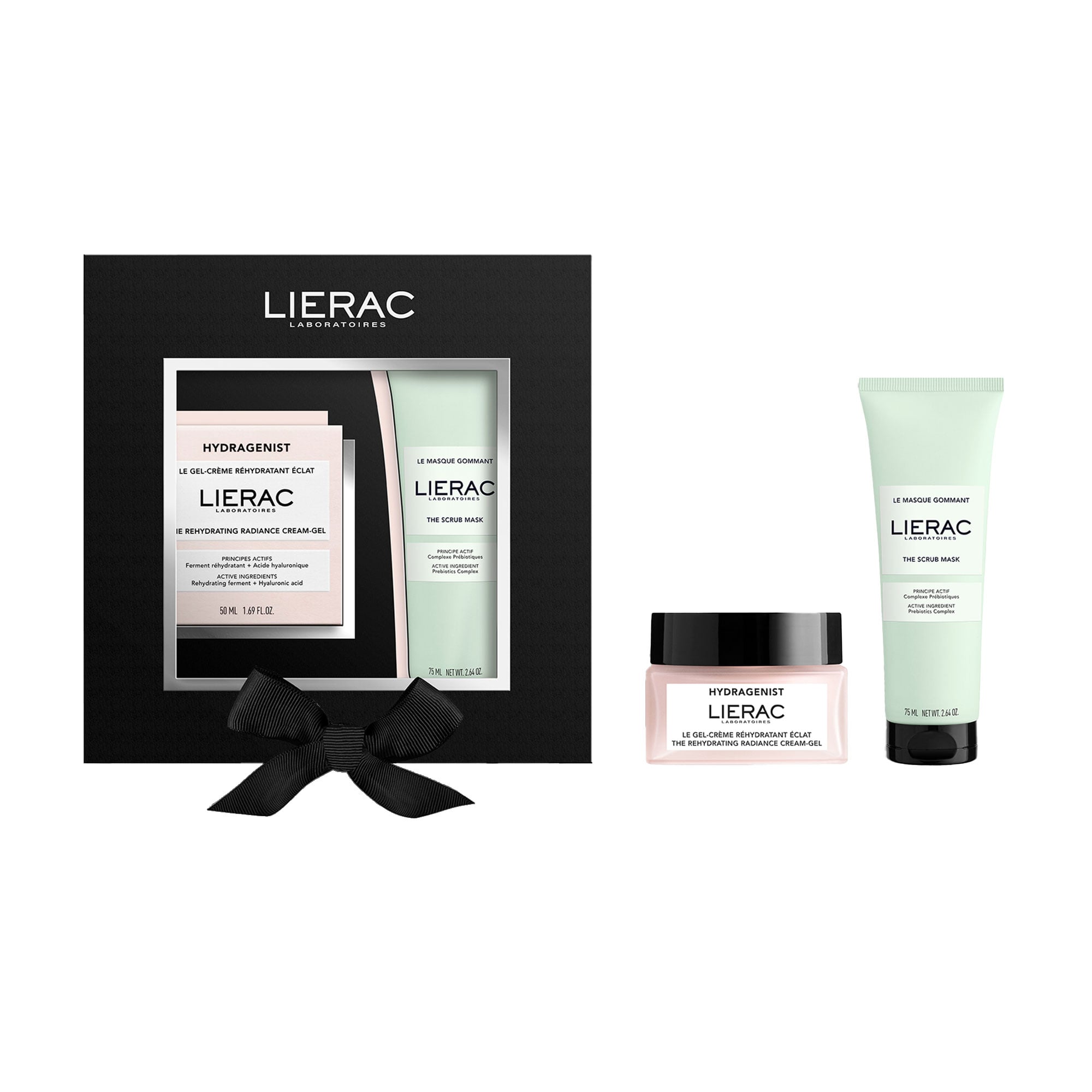 Набір для обличчя Lierac Hydragenist (крем-гель, 50 мл + скраб-гомаж, 75 мл)