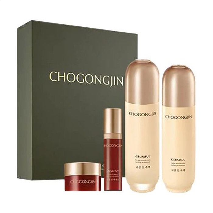 Набір для обличчя Missha Chogongjin Geumsul Nourishing Care Essential Set (тонер, 150 мл + емульсія, 120 мл + крем, 9 мл + есенція, 8 мл)