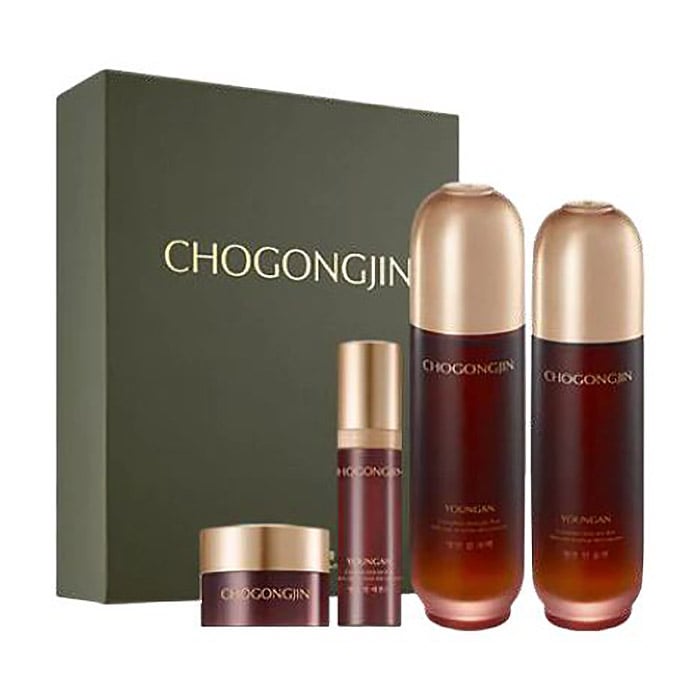 Набір для обличчя Missha Chogongjin Youngan Total Care Essential Set (тонер, 150 мл + емульсія, 120 мл + крем, 9 мл + есенція, 8 мл)