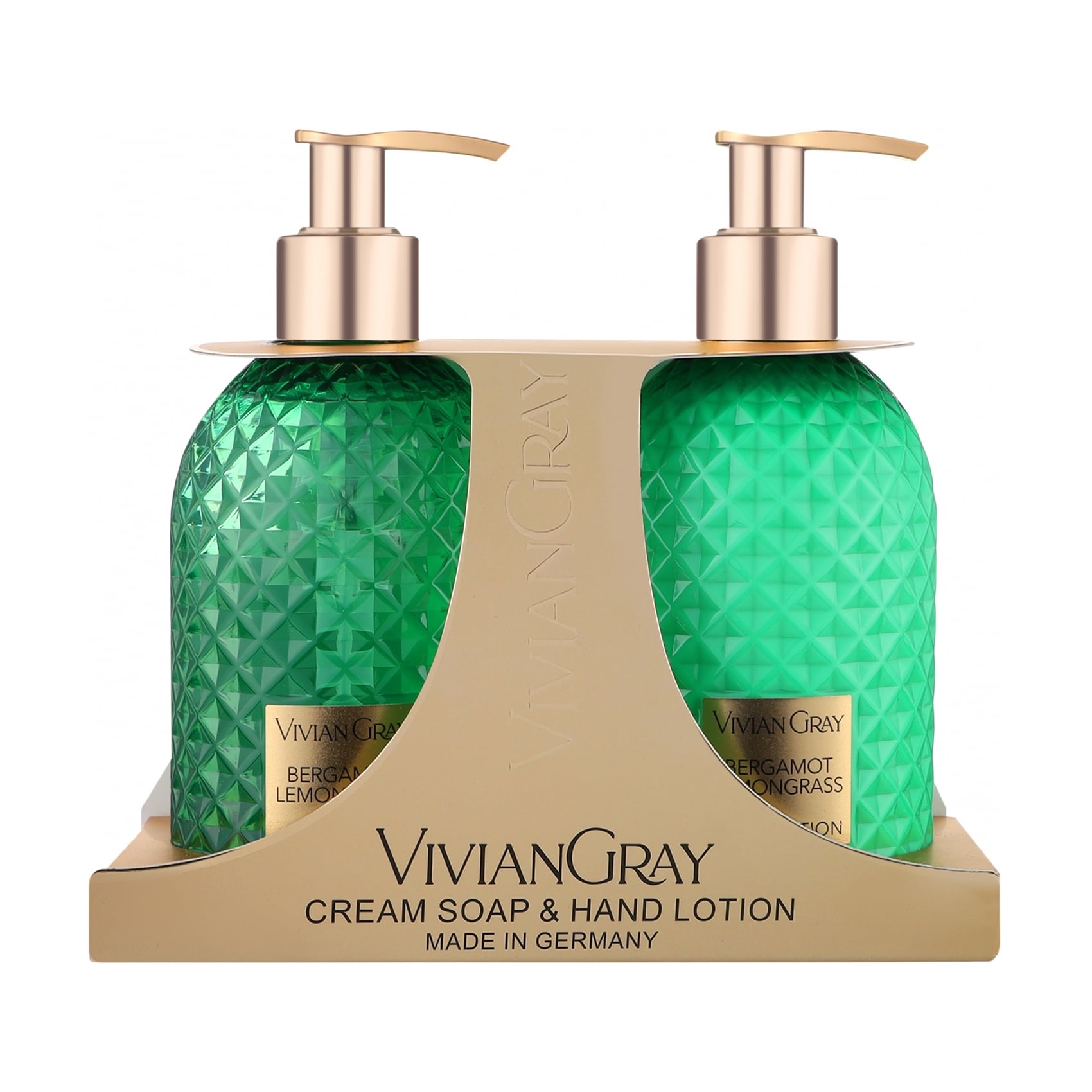 Набір для рук Vivian Gray Bergamot &amp; Lemongras (мило, 300 мл + лосьйон, 300 мл)