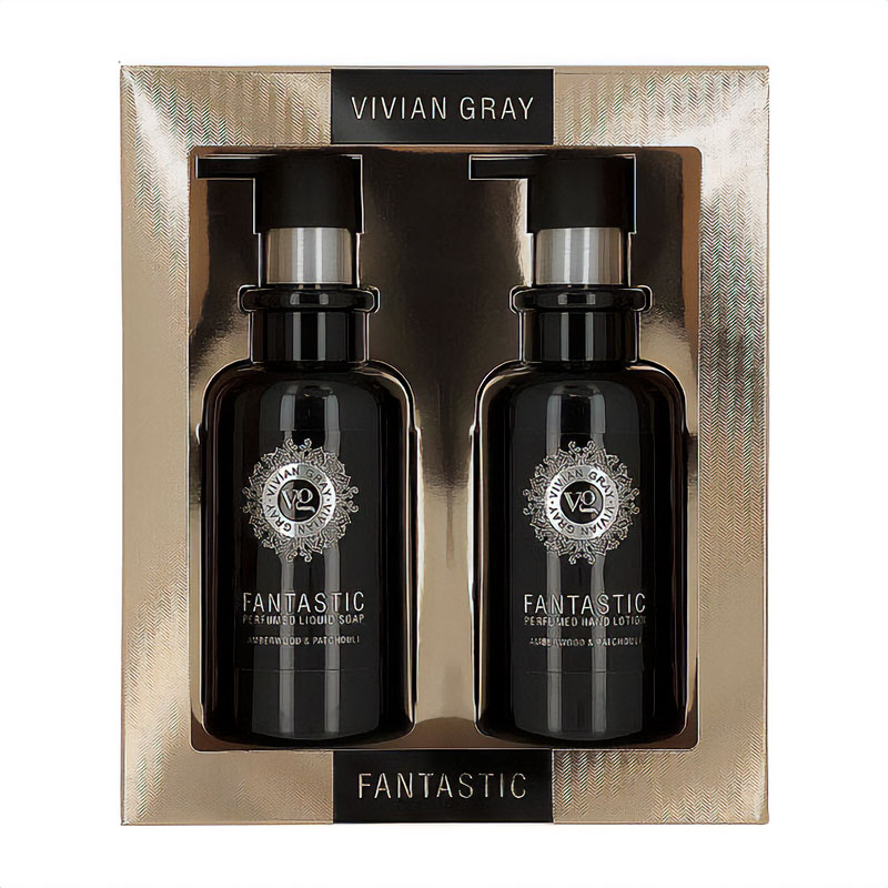 Набір для рук Vivian Gray Fantastic Amberwood &amp; Patchouli (крем-мило, 300 мл + лосьйон, 300 мл)