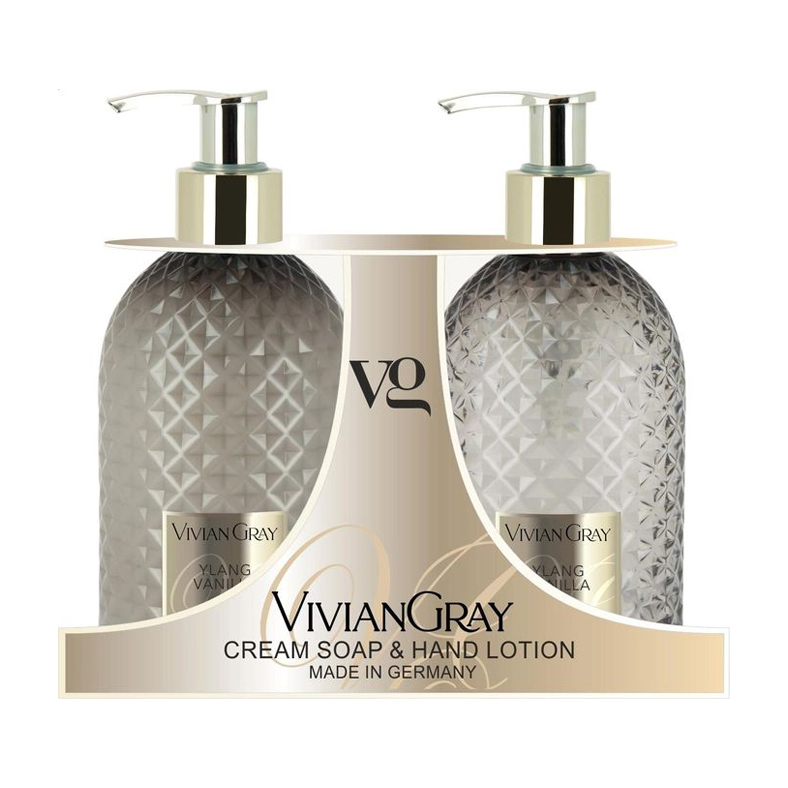 Набір для рук Vivian Gray Ylang &amp; Vanilla (рідке крем-мило, 300 мл + лосьйон для рук, 300 мл)