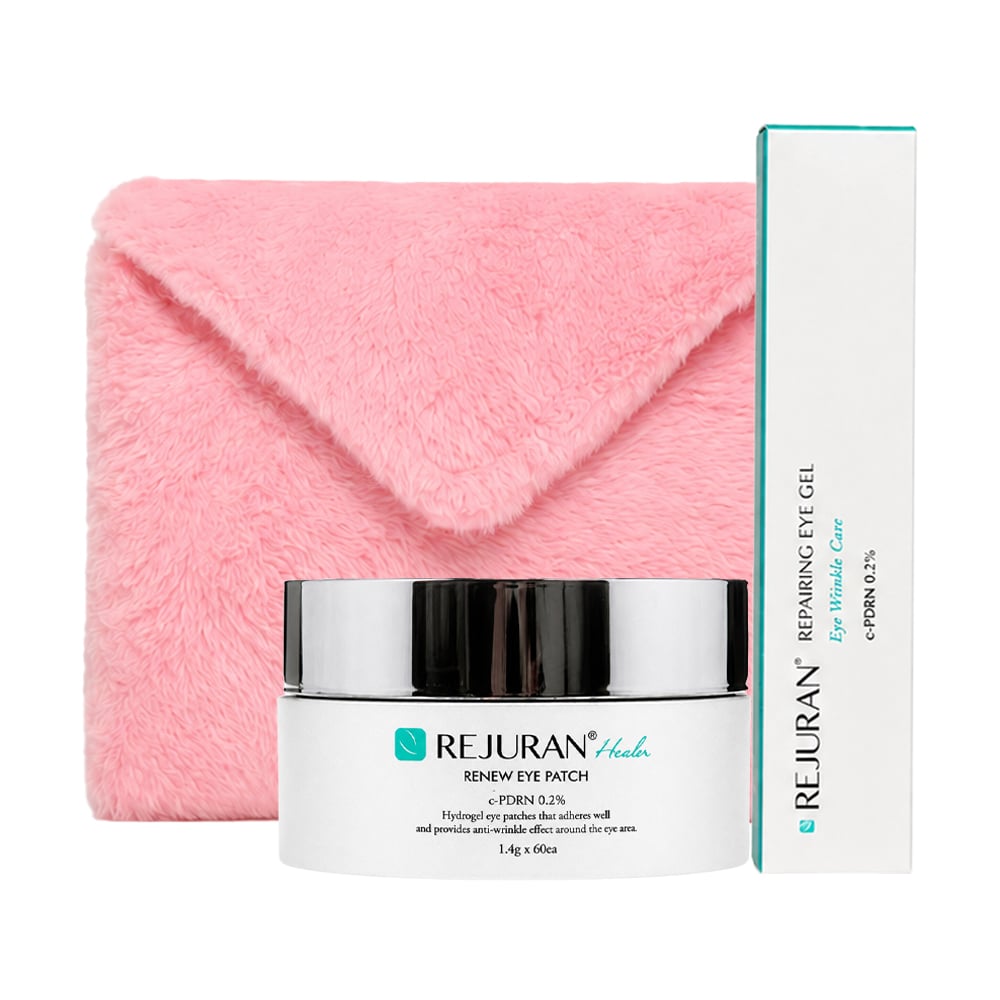 Набір для шкіри навколо очей Rejuran Glow Eye Set (гель, 15 мл + патчі, 60 шт + косметичка)