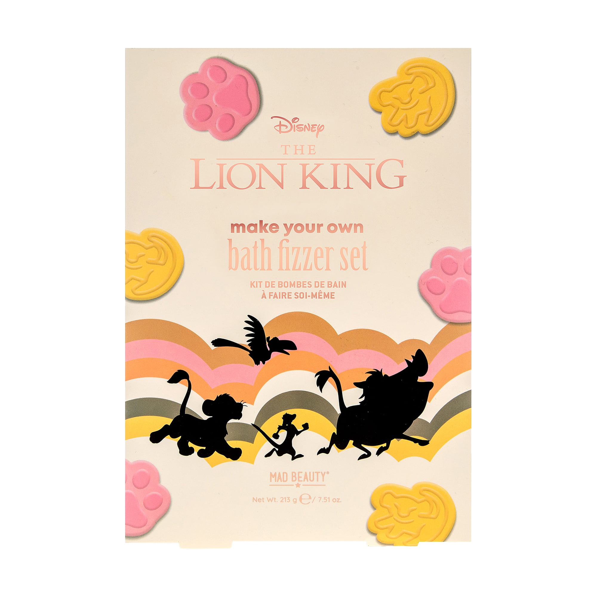 Набір для створення бомбочок для ванни Mad Beauty Disney The Lion King Make Your Own, 213 г